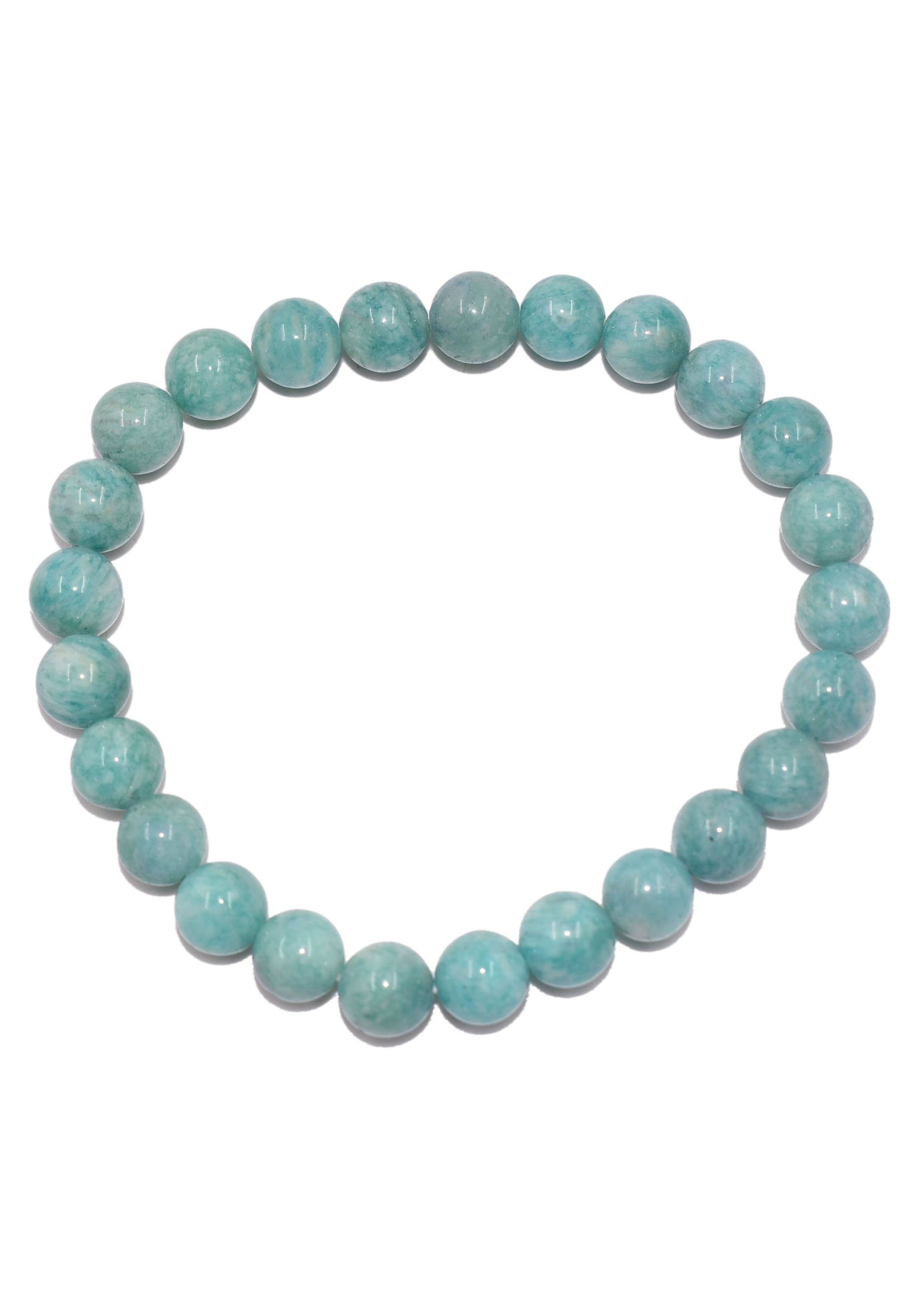 Firetti Armband Schmuck Geschenk Armschmuck Armband Edelstein Farbstein Amazonit, Made in Germany - mit Amazonit