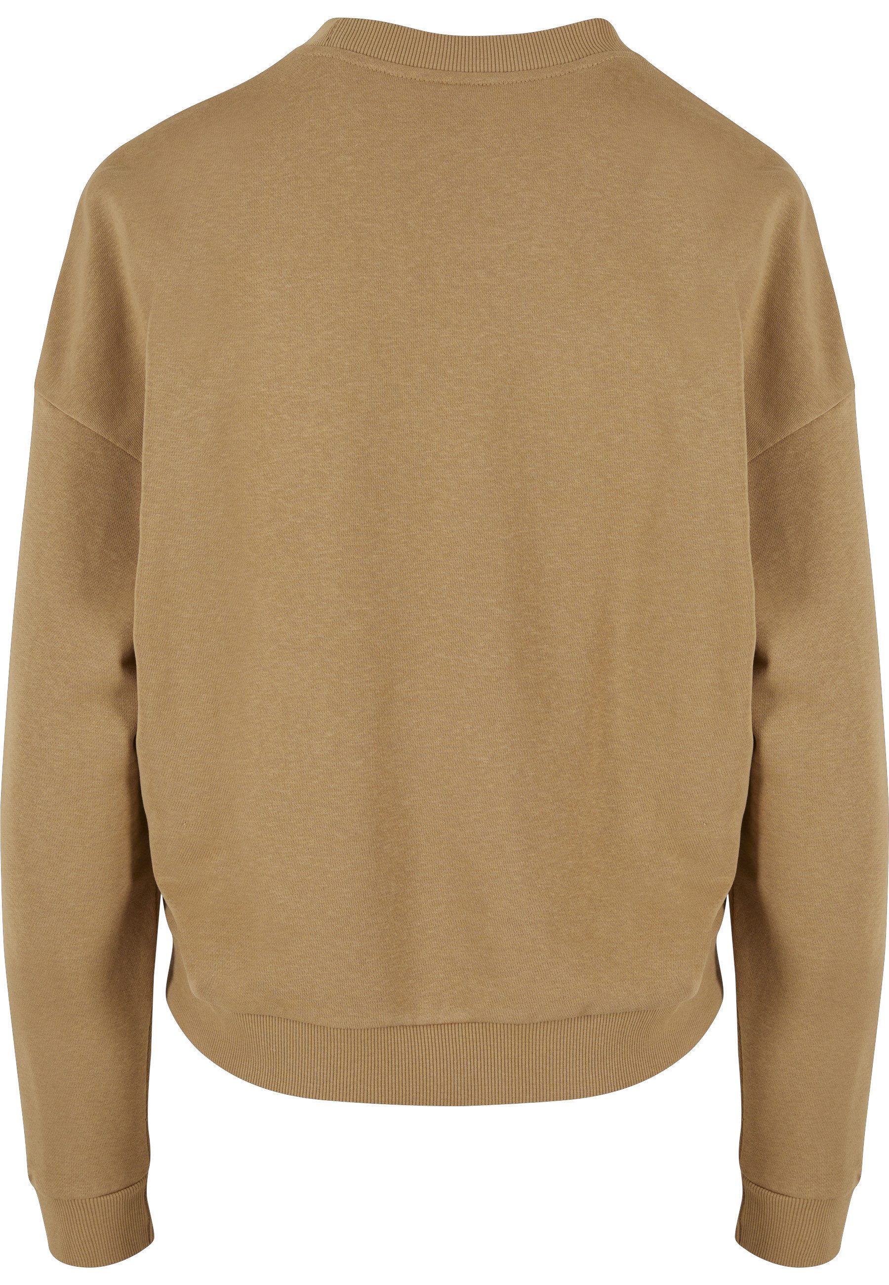 URBAN CLASSICS Sweater Urban Classics Damen Ladies Oversized Light Terry Crewneck