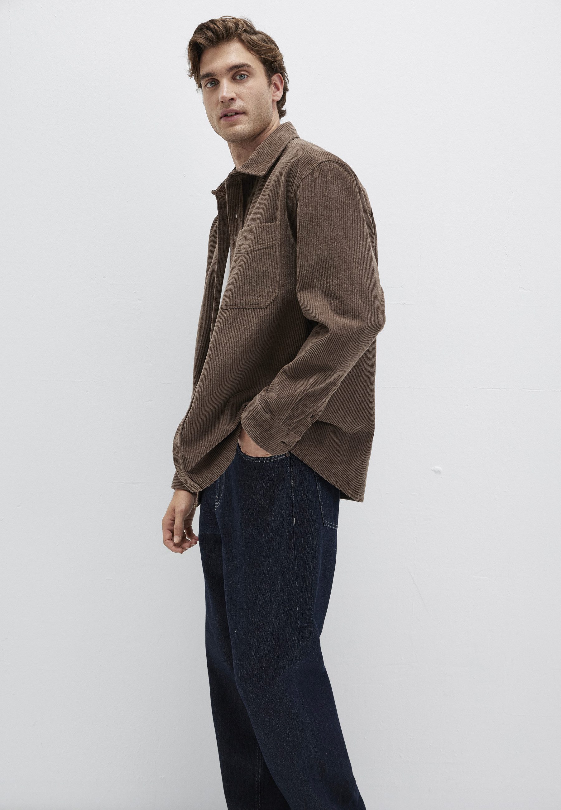 Mavi Langarmhemd POCKET CORDUROY SHIRT Cordhemd günstig online kaufen