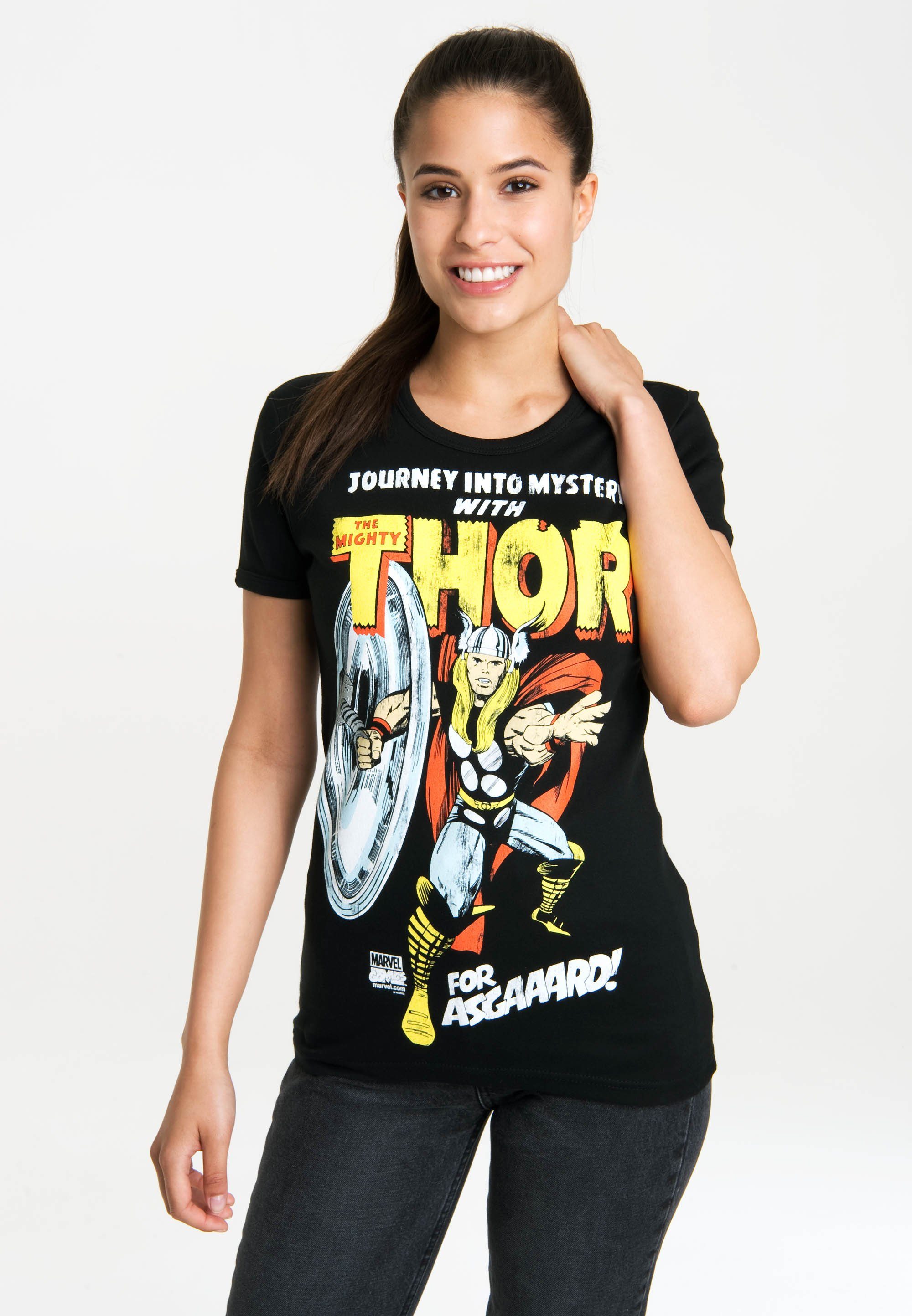LOGOSHIRT T-Shirt Thor Asgaaard lizenzierten mit For Originaldesign