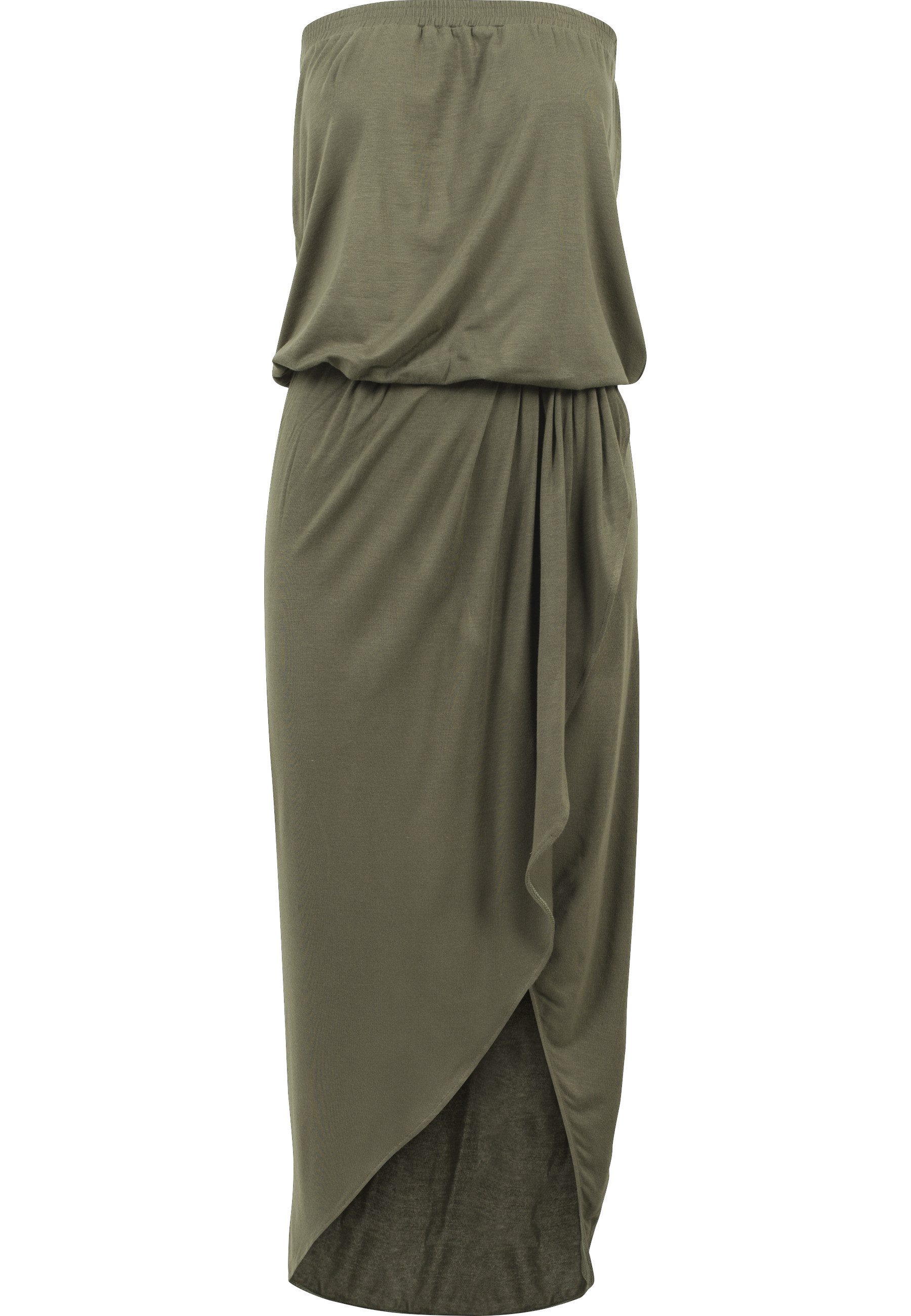 URBAN CLASSICS Shirtkleid Urban Classics Damen Ladies Viscose Bandeau Dress günstig online kaufen