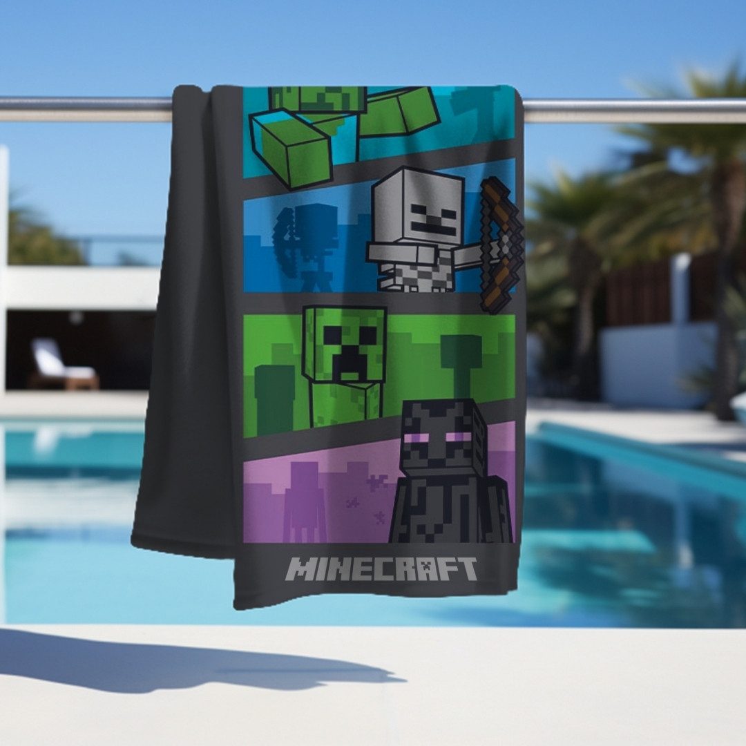 MTOnlinehandel Badetuch Minecraft 70x140 cm, 100% günstig online kaufen