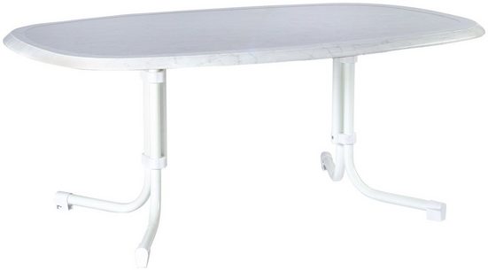 BEST Gartentisch »Boulevard«, klappbar, Stahl/Werzalit, 146x94 cm
