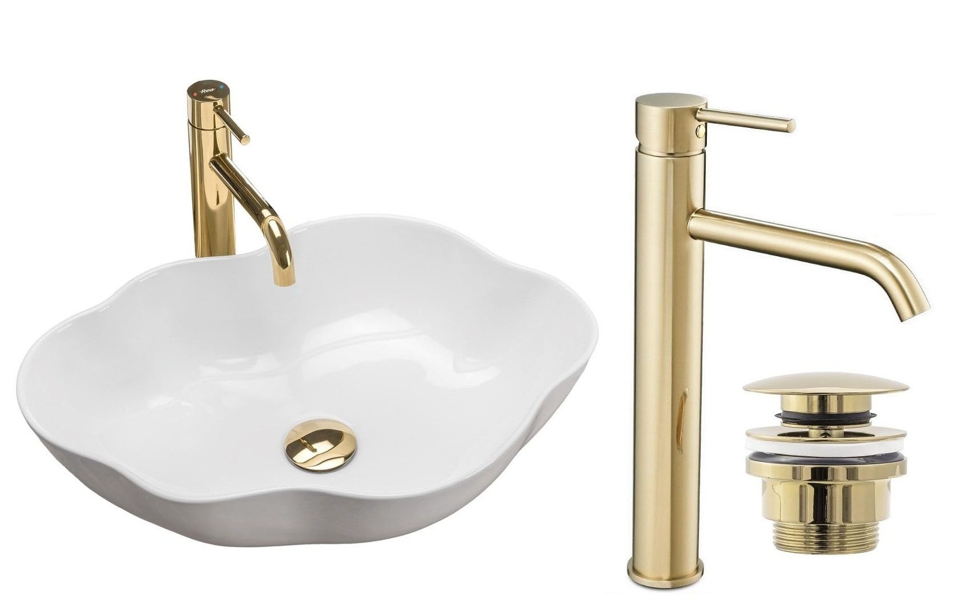GTM Design Aufsatzwaschbecken Matt Set mit günstig online kaufen