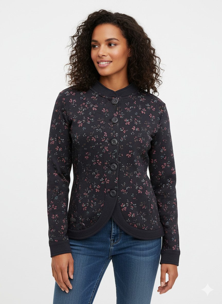 Ragwear Sweatjacke AVALINA FLOWERS O günstig online kaufen