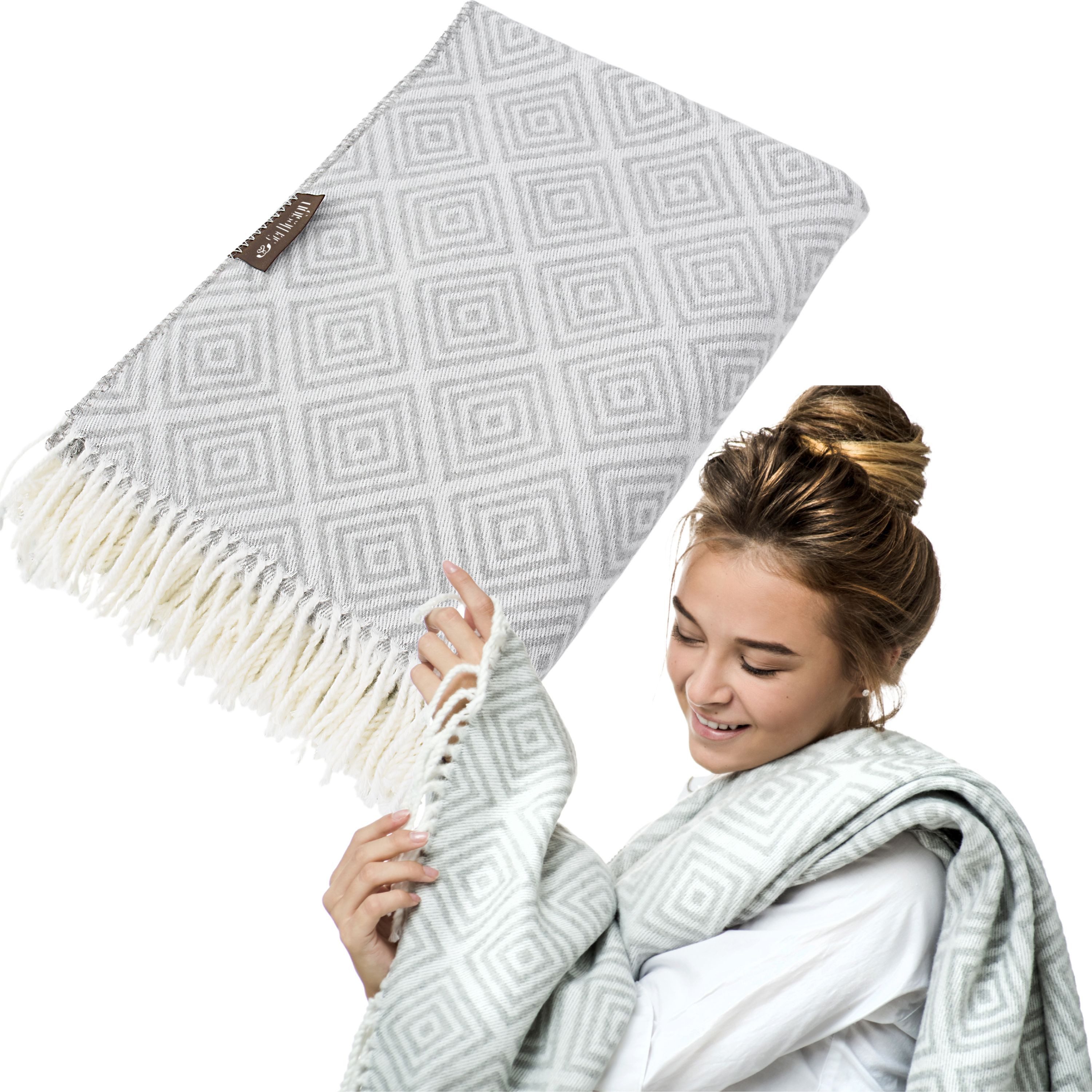 Plaid Kuscheldecke flauschig Sommerdecke Tagesdecke 150x200 günstig online kaufen
