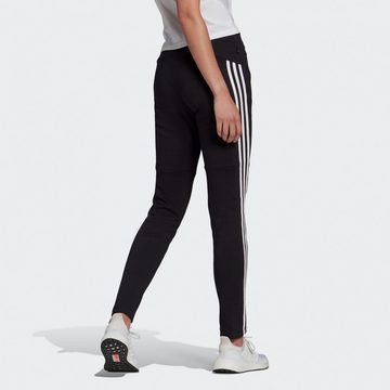 adidas Sportswear Trainingshose Sportswear 3-Streifen Skinny Damen Relax-Hose schwarz/weiß