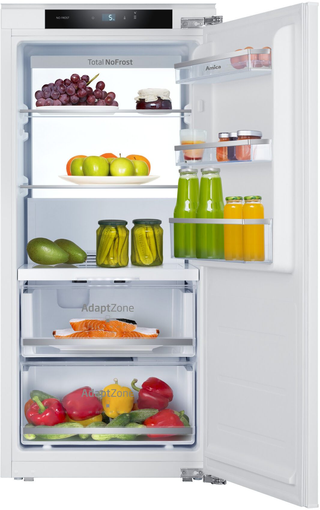 Amica Einbaukühlschrank EVKSX 352 250, 122,1 cm hoch, 55,6 cm breit, Frisch, übersichtlich, komfortabel – perfekt für deinen Alltag – Bild 4 von 5