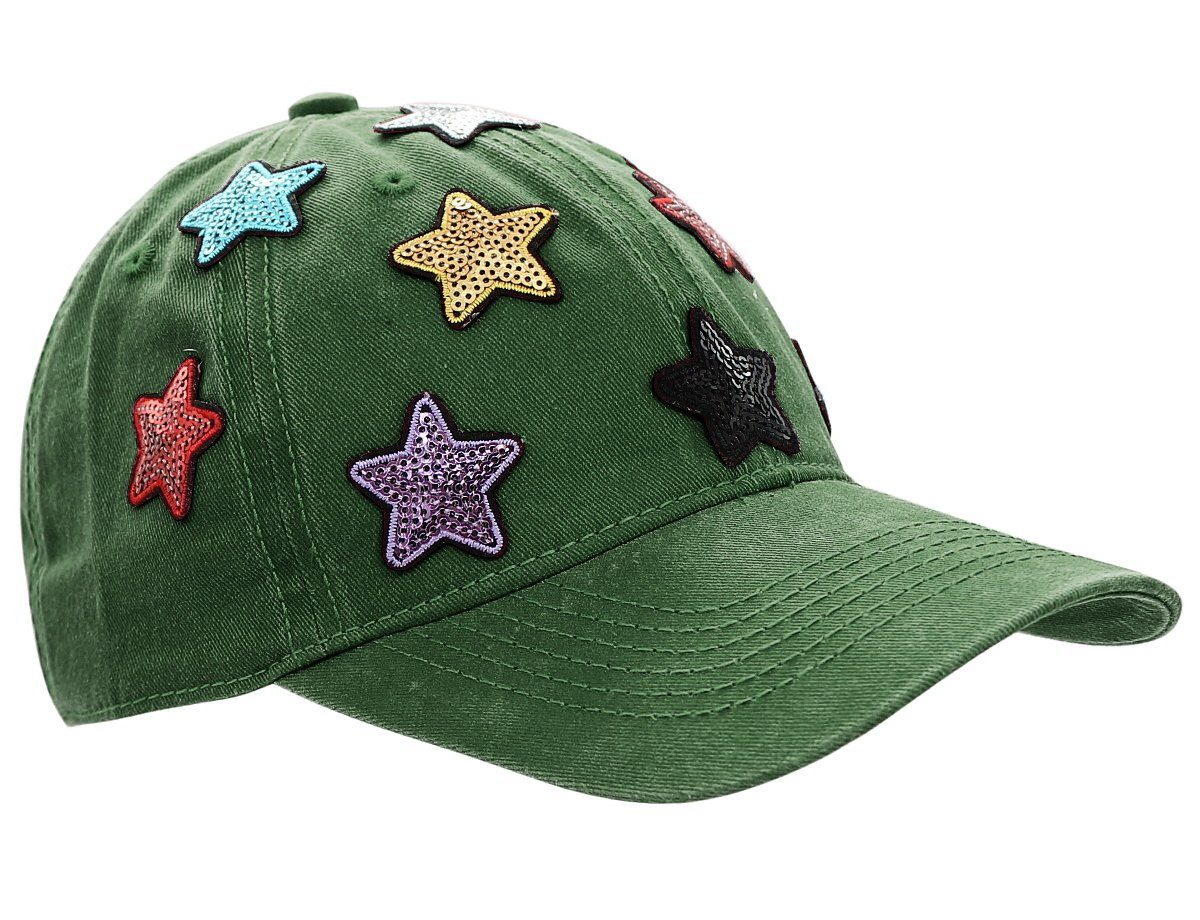 Baseballkappe Damen Herren Unisex - Pailletten Design Mit Verstellbarem Riemen