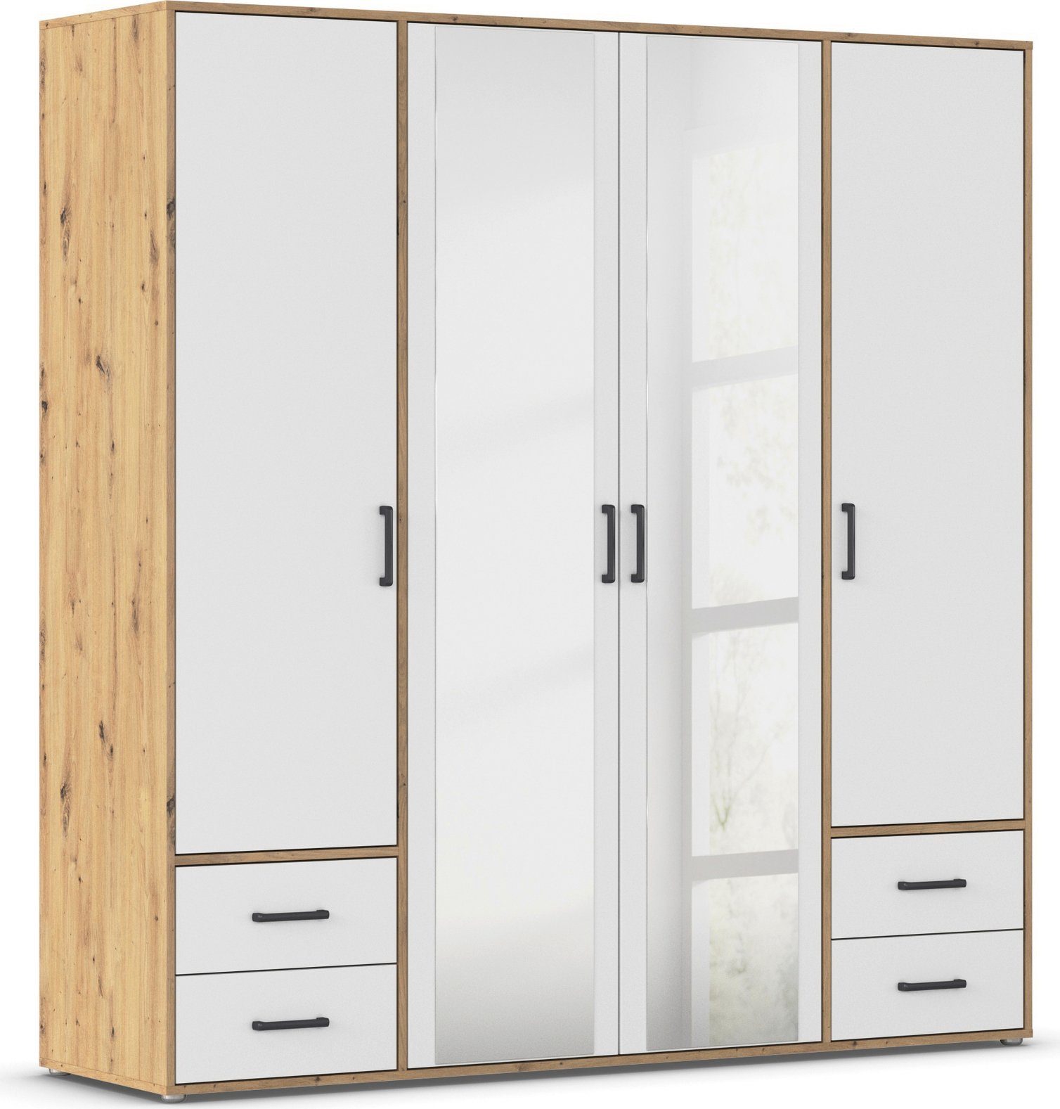 rauch Drehtürenschrank "Kleiderschrank Schrank Garderobe Wäscheschrank VOYA günstig online kaufen
