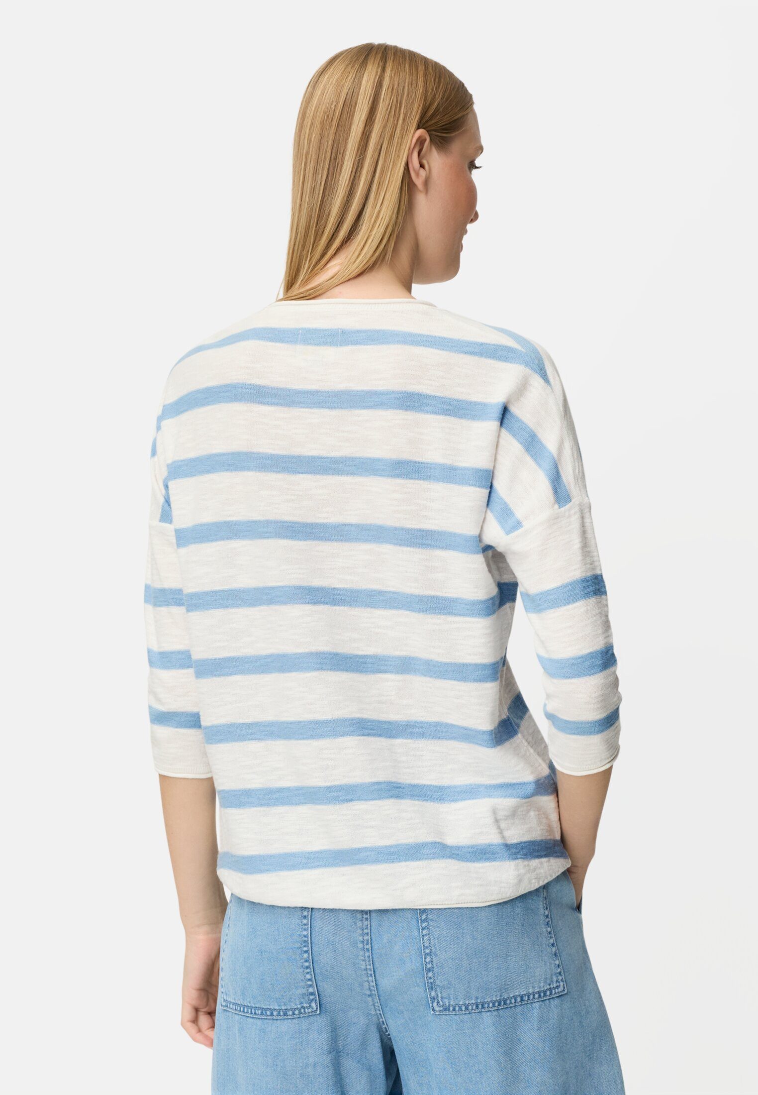 camel active Longsleeve Leichter Strickpullover mit Brusttasche (1-tlg) günstig online kaufen