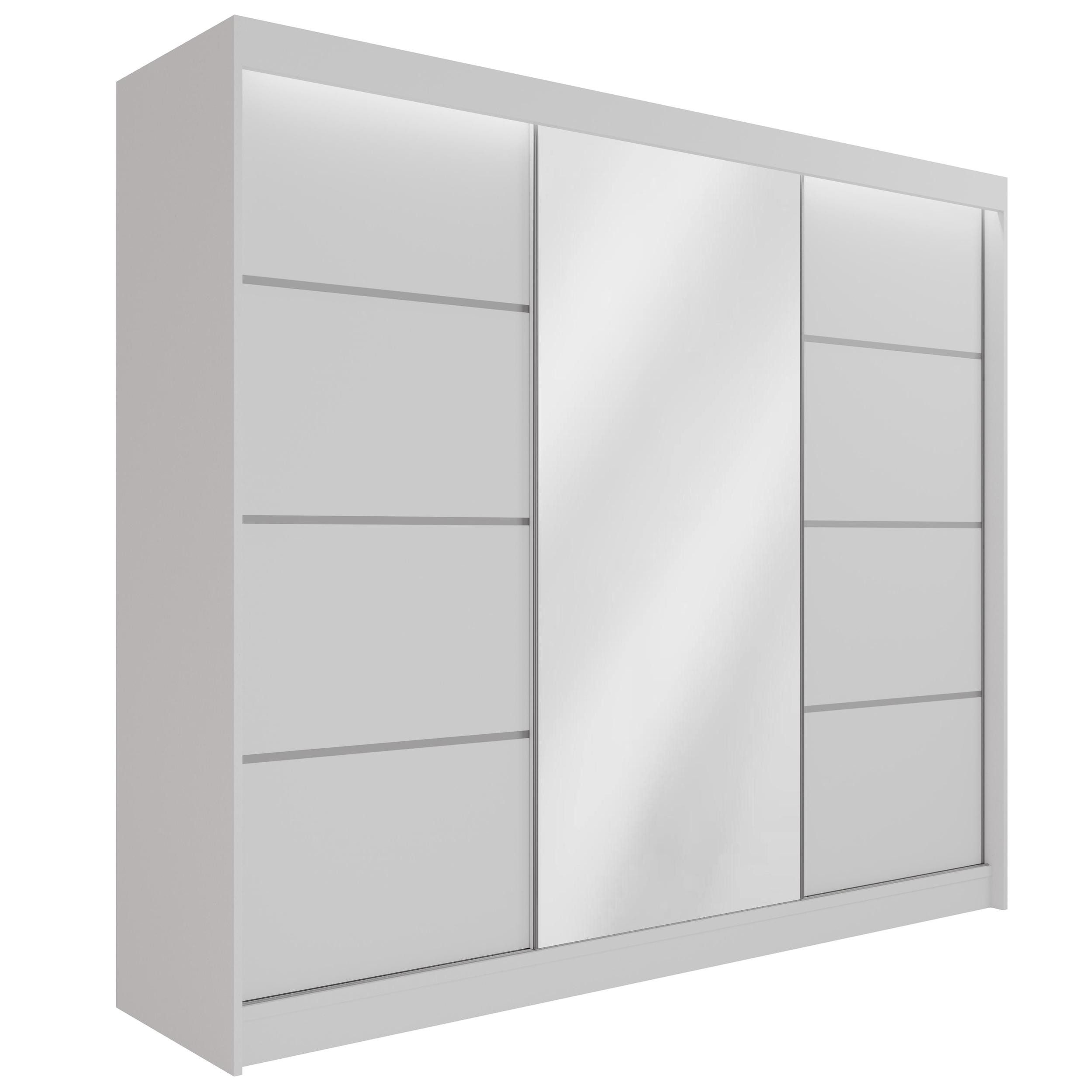 ALTDECOR Schiebetürenschrank PAOKI (Kleiderschrank Garderobenschrank mit vi günstig online kaufen