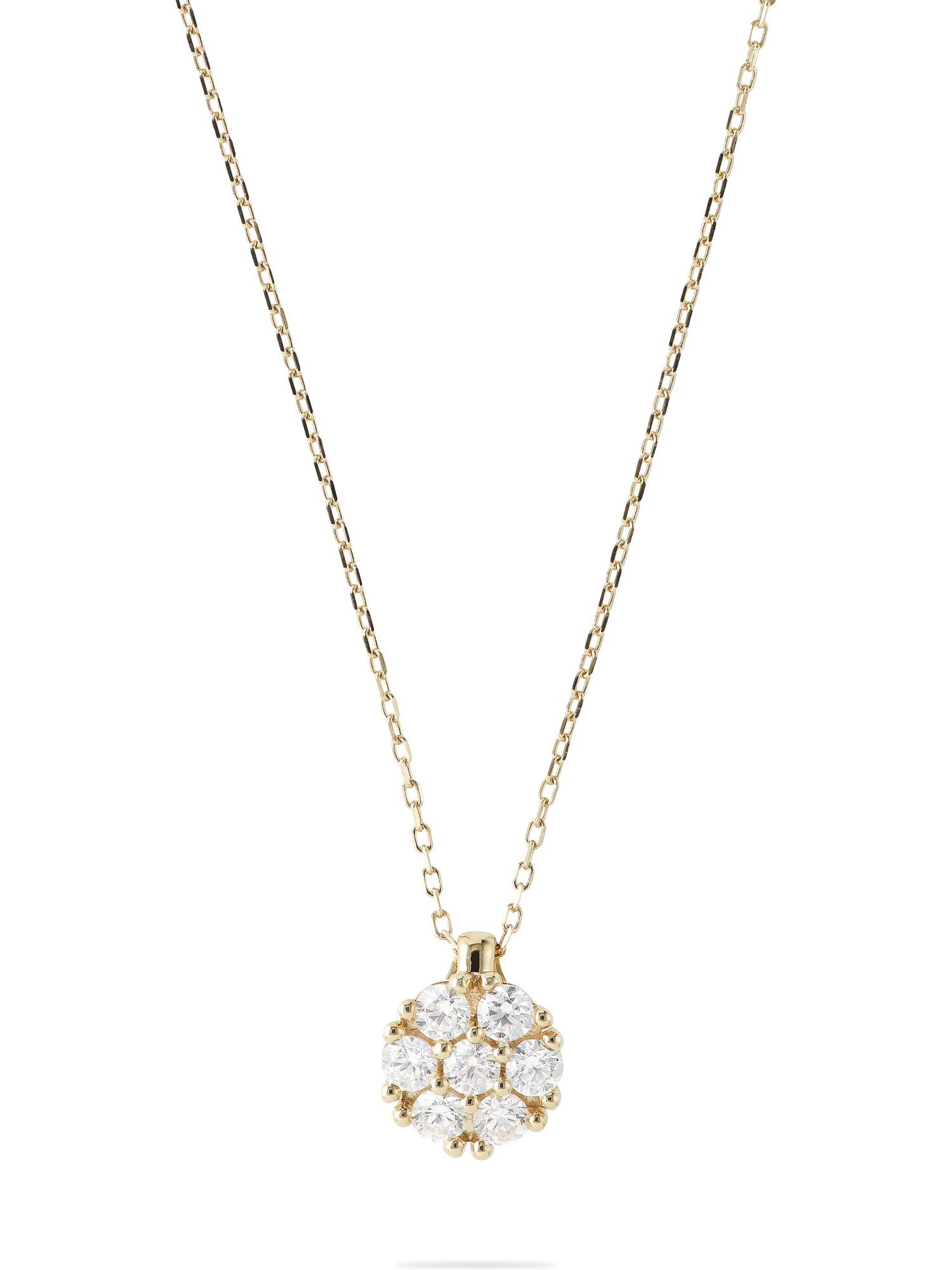 Collier CHRIST Damen-Kette 7 Diamant