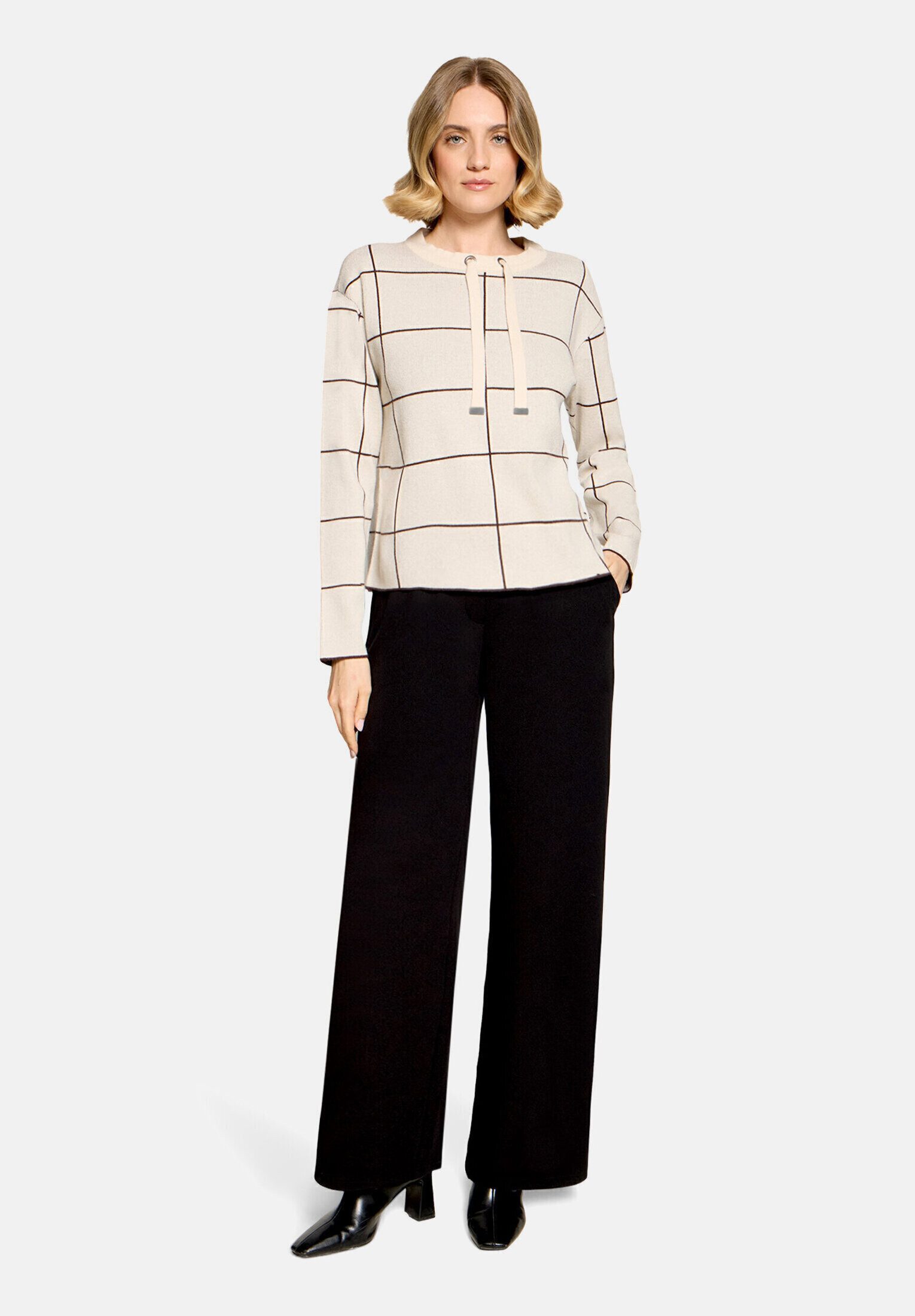 Betty Barclay Strickpullover Damen mit Jacquard (1-tlg)
