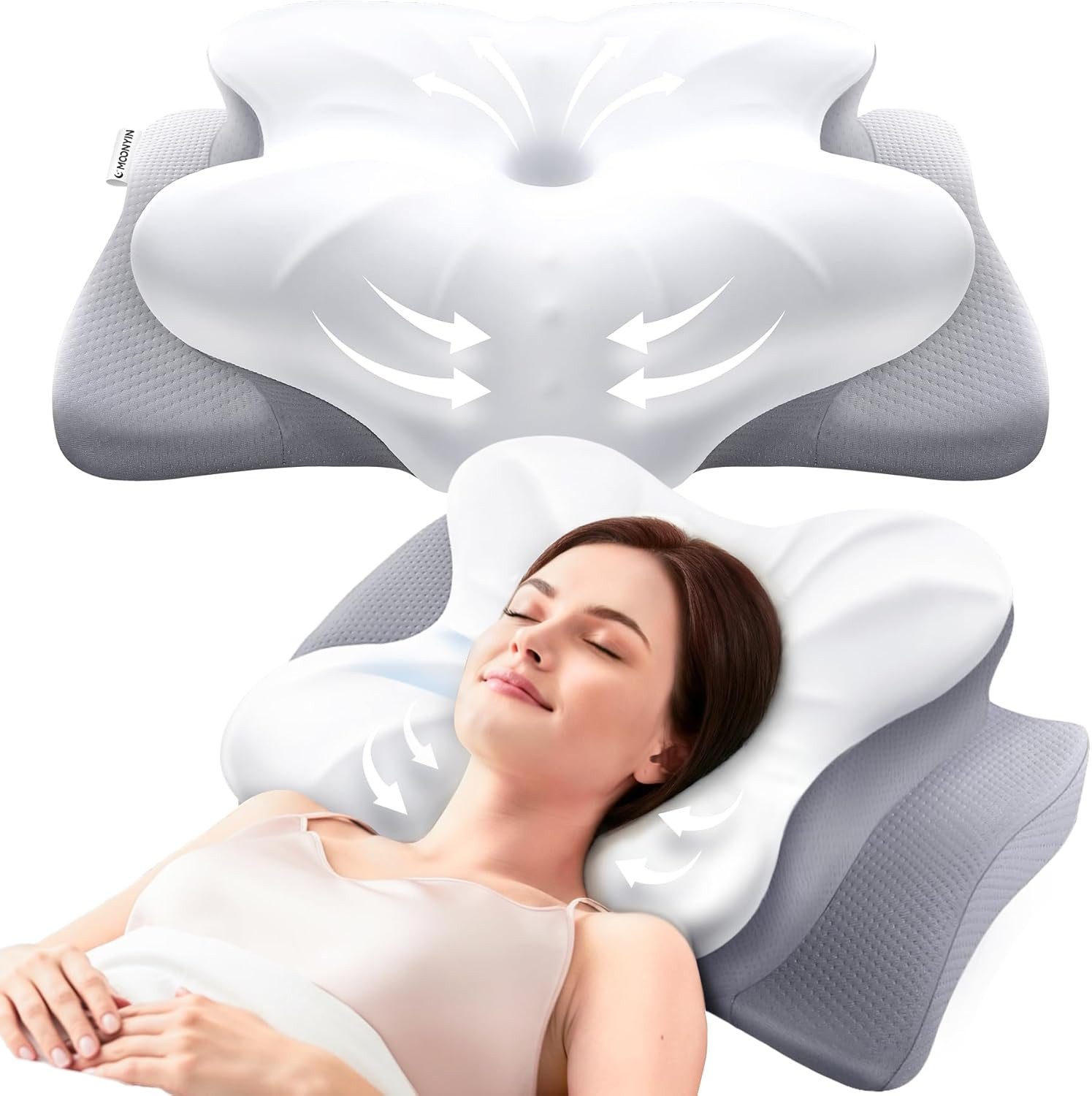 Nackenkissen Kopfkissen, Memory Foam Kissen, Nackenstützkissen