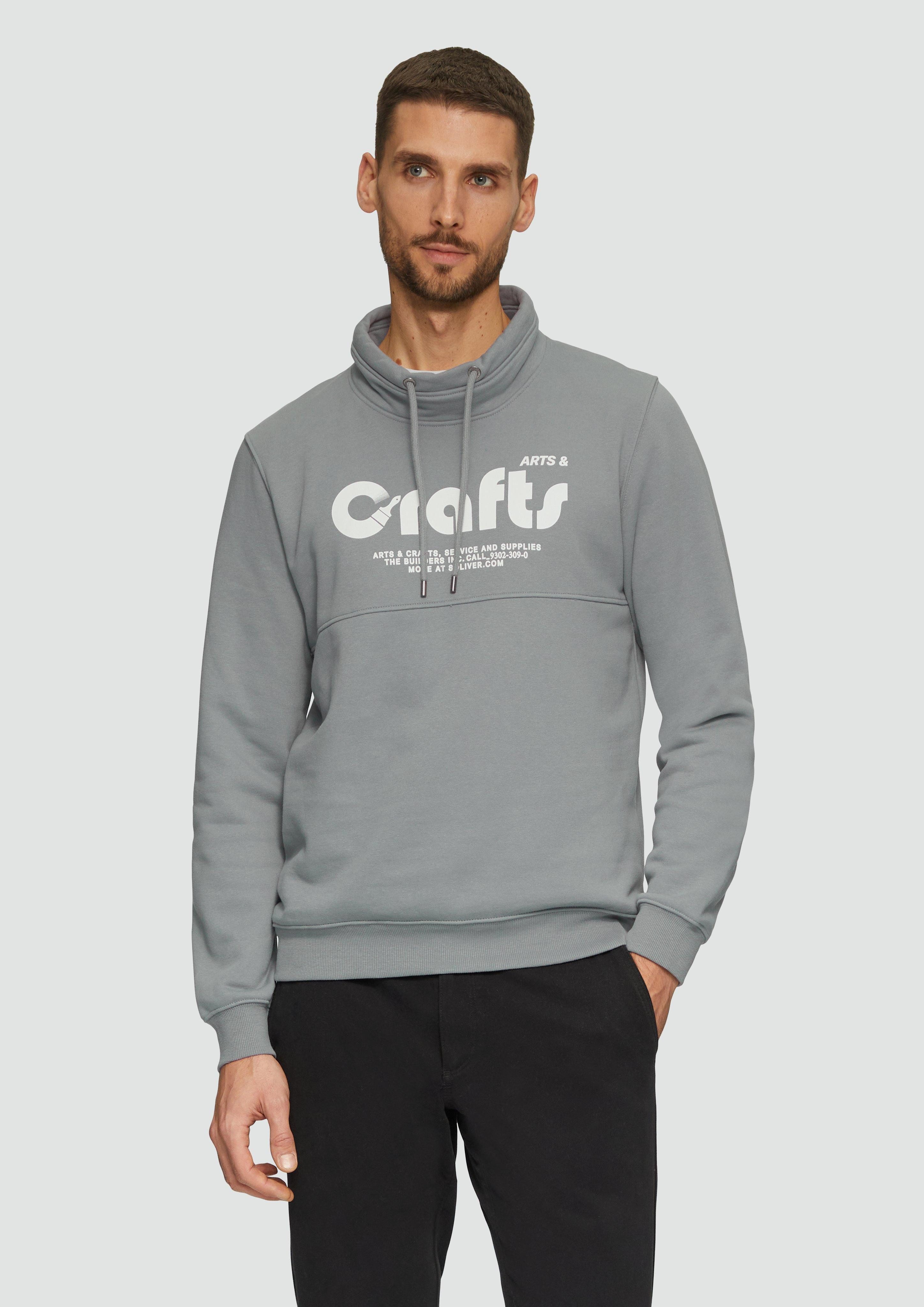 s.Oliver Sweatshirt Sweatshirt mit Frontprint und günstig online kaufen