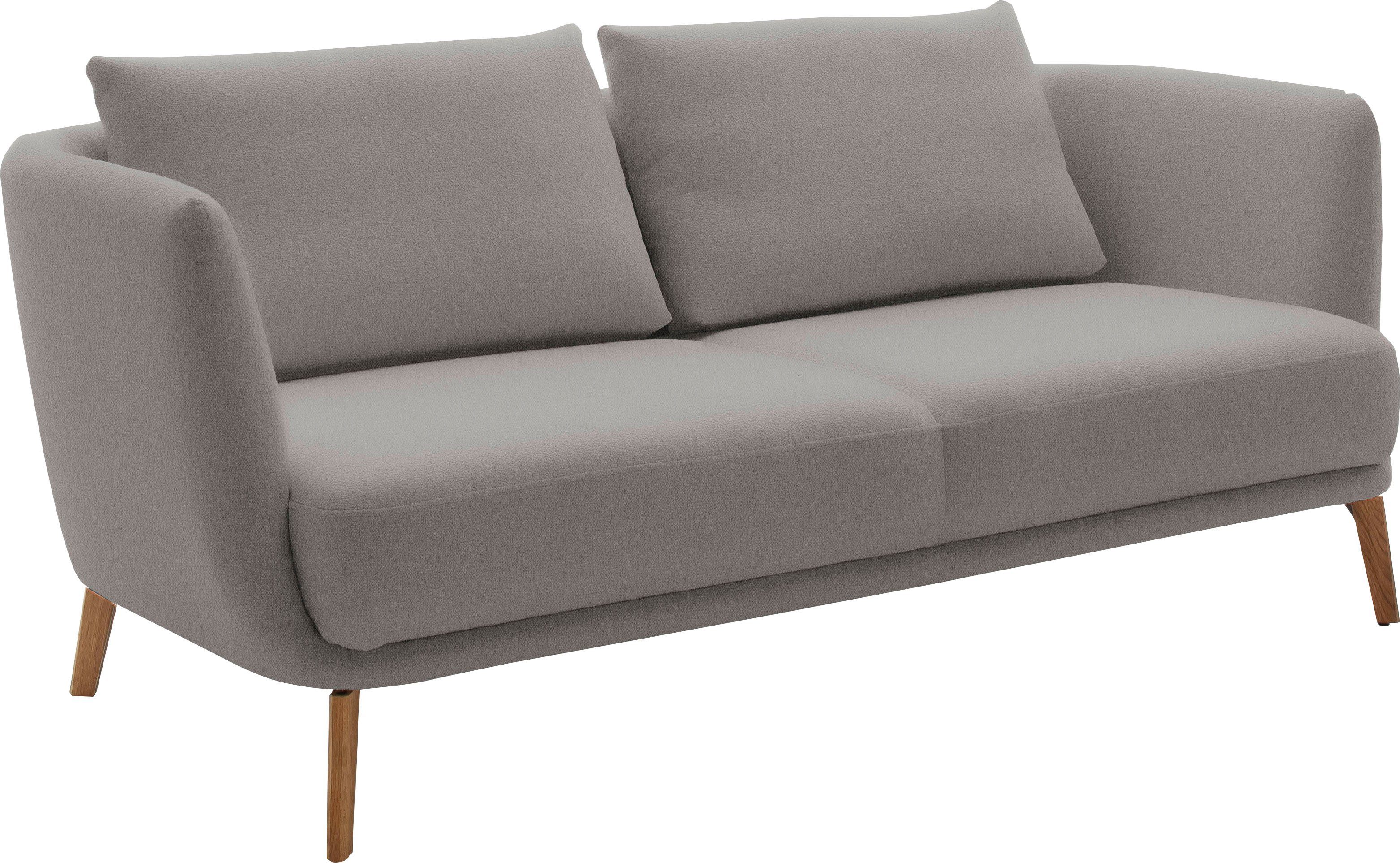 SCHÖNER WOHNEN-Kollektion 2,5-Sitzer Pearl - 5 Jahre Hersteller-Garantie, auch in Bouclé, Maße (B/H/T): 190/71/91 cm, Füße Massivholz