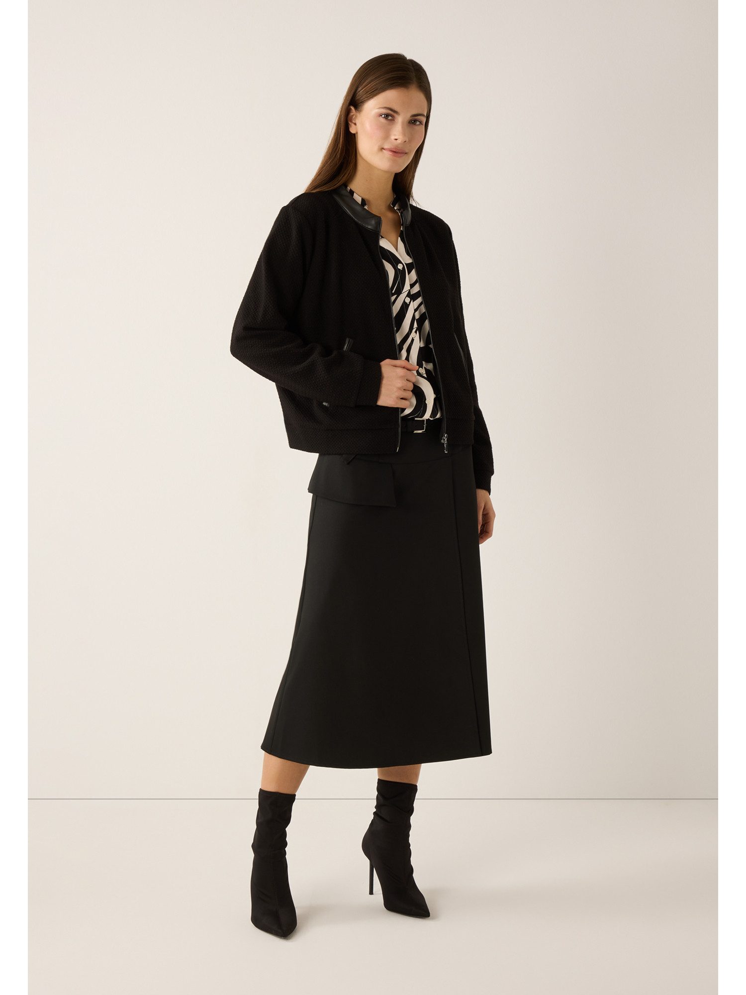 MORE&MORE Funktions-Kapuzensweatjacke stilvolle Blousonjacke, Sweat günstig online kaufen