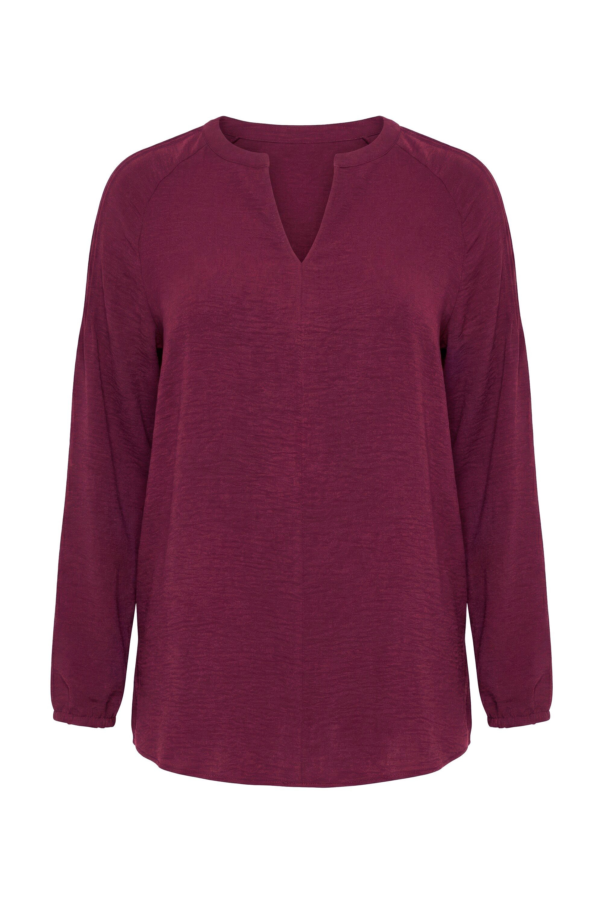 Studio Untold Tunika Tunika A-Linie Krepp 3/4-Puffärmel