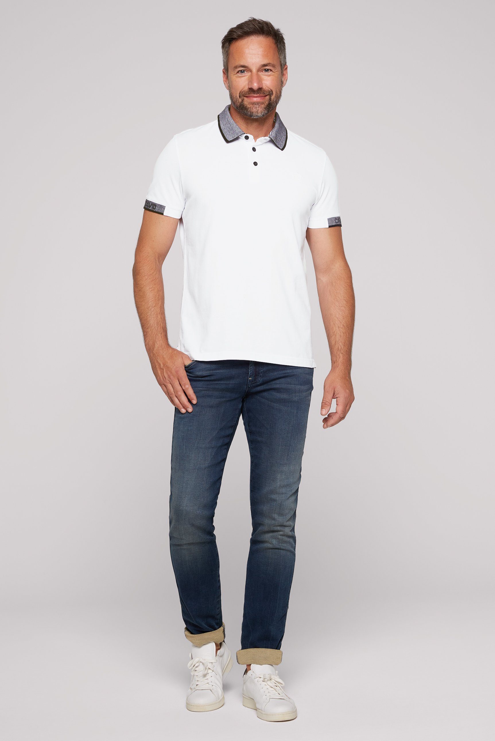 CAMP DAVID Poloshirt mit Bio-Baumwolle