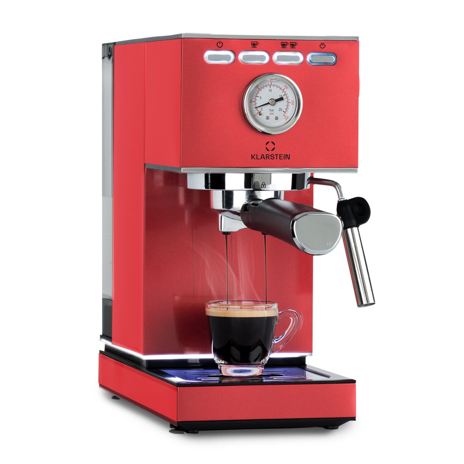 Klarstein Espressomaschine, 1.4l Kaffeekanne