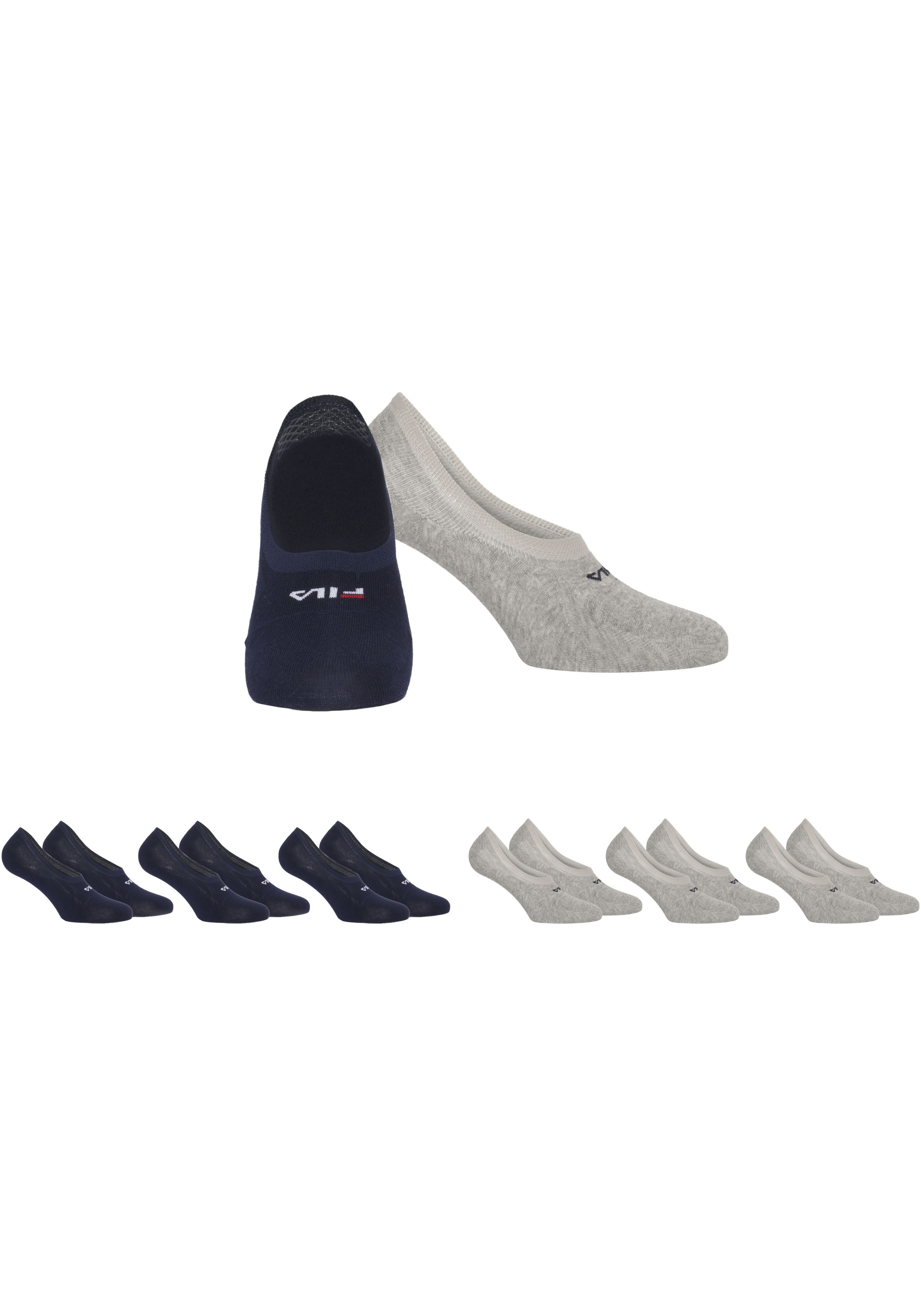 Fila Füßlinge UNISEX GHOST SOCKS (6 Paar) mit Logo-Schriftzug, Silikonstrei günstig online kaufen