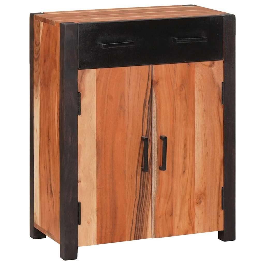 vidaXL Sideboard 55 x 30 x 75 cm Sideboard aus massivem Akazienholz 55x30x75 cm rustika