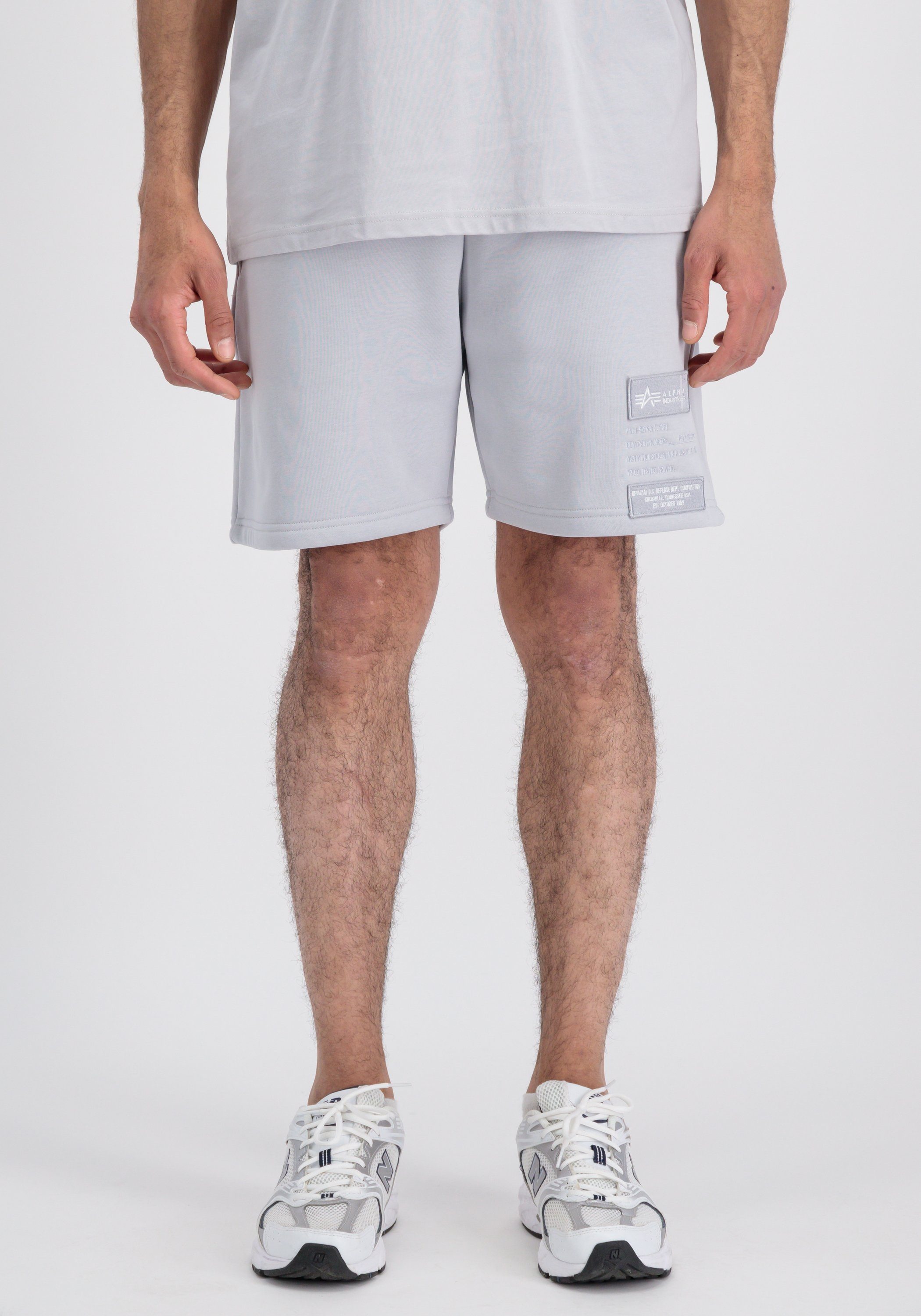 Alpha Industries Sweatshorts - grey Alpha Short pastel Men Industries LF Patch Shorts
