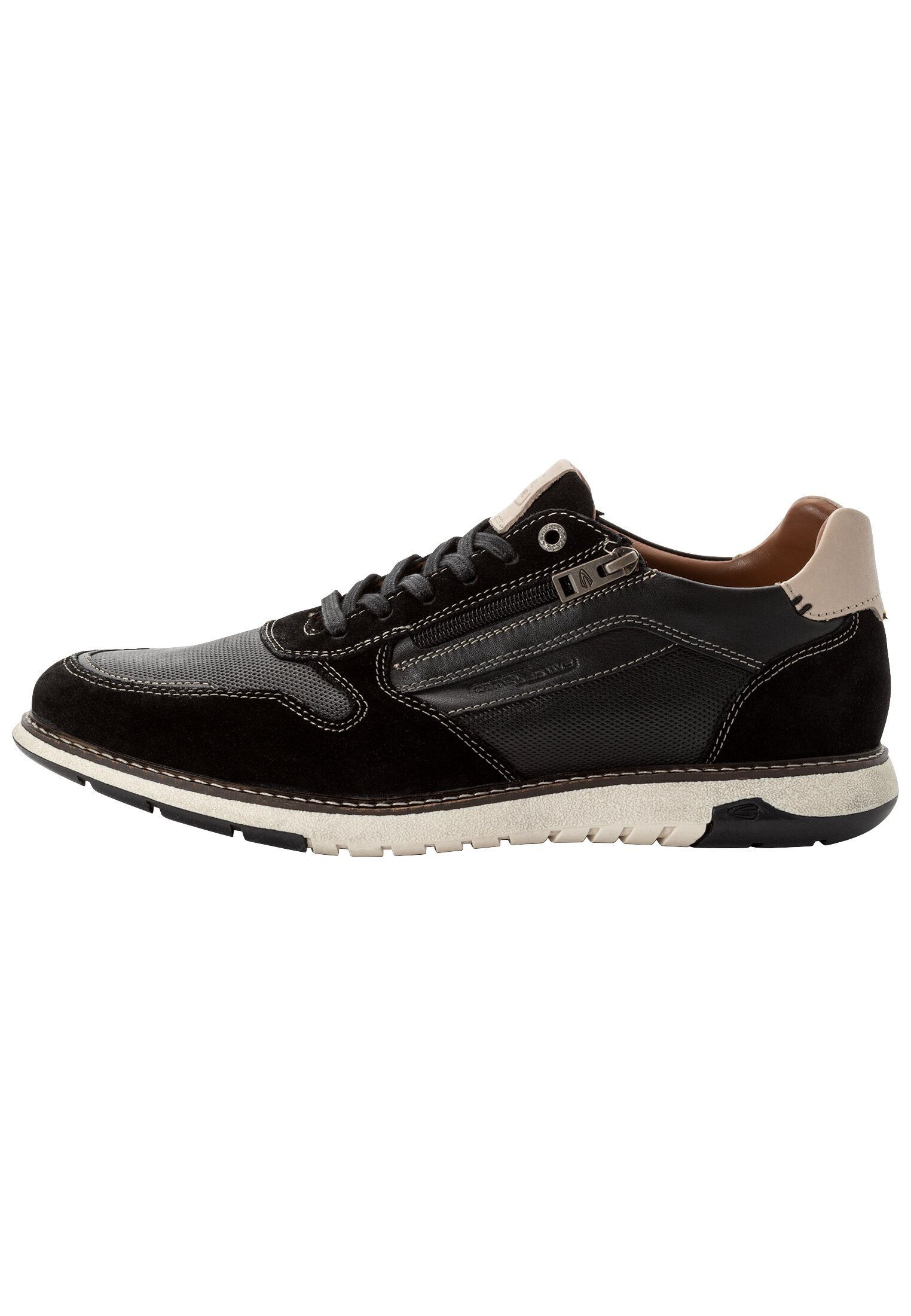aus echtem Leder Schnürschuh