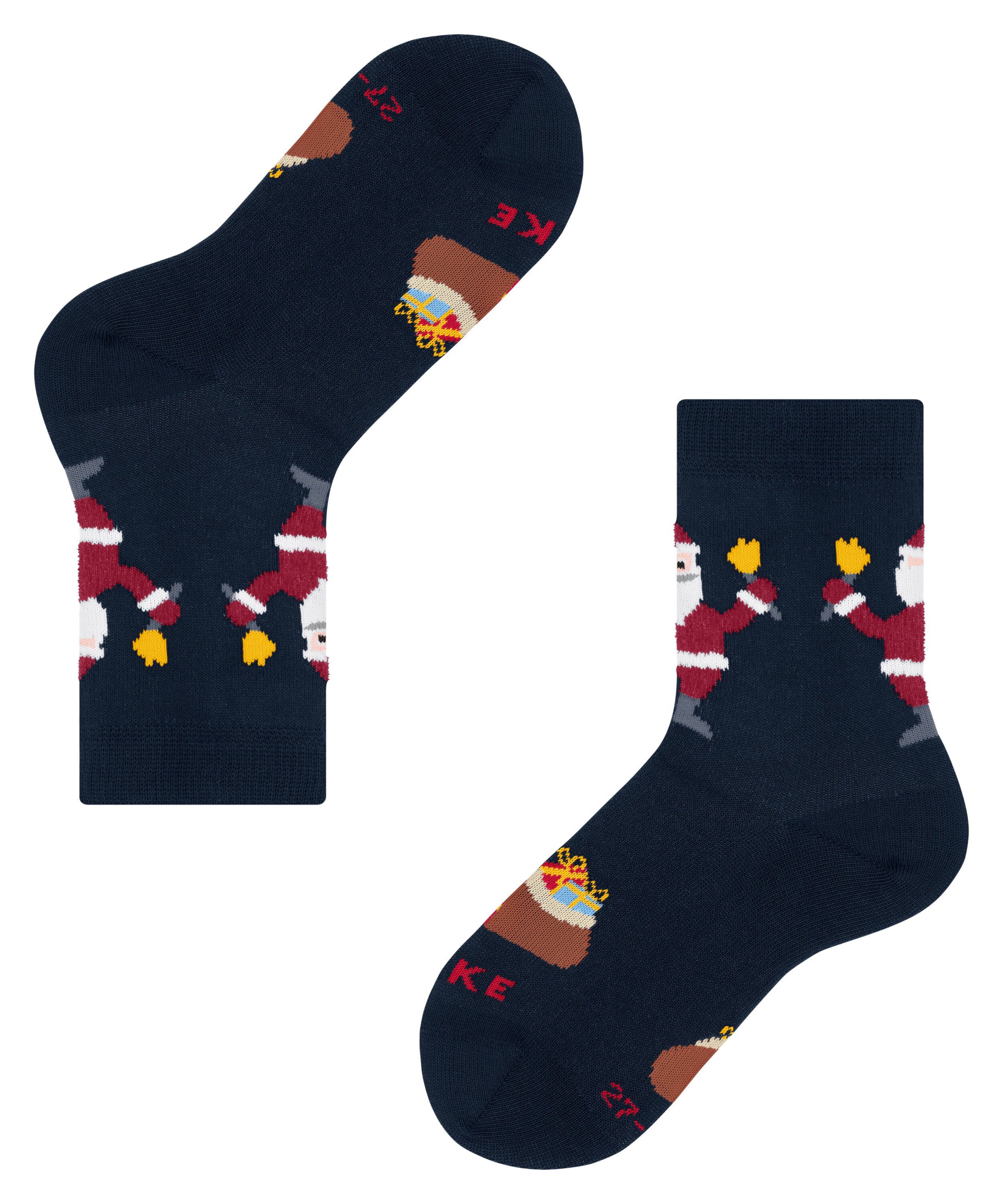 Santa (1-Paar) (6120) Happy FALKE marine Socken