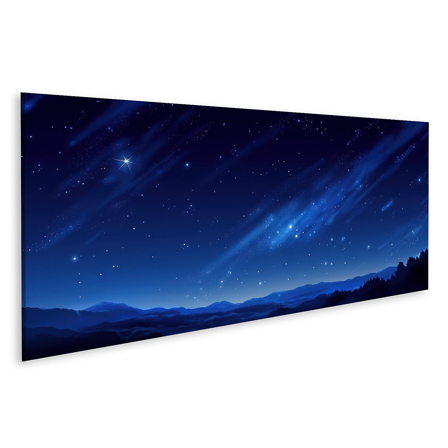 islandburner Leinwandbild Sternenhimmel Fantasy Style Schönes Bild Bilder