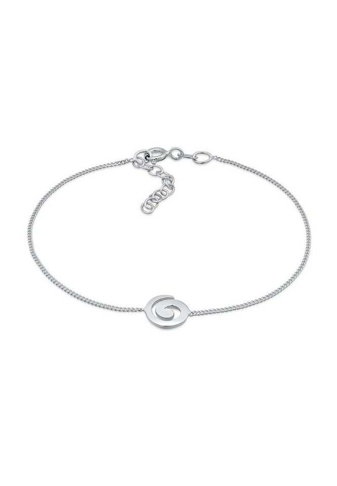 Elli Armband Spirale Verspielt Basic 925 Silber, Das ideale Geschenk für  die Frau oder Freundin