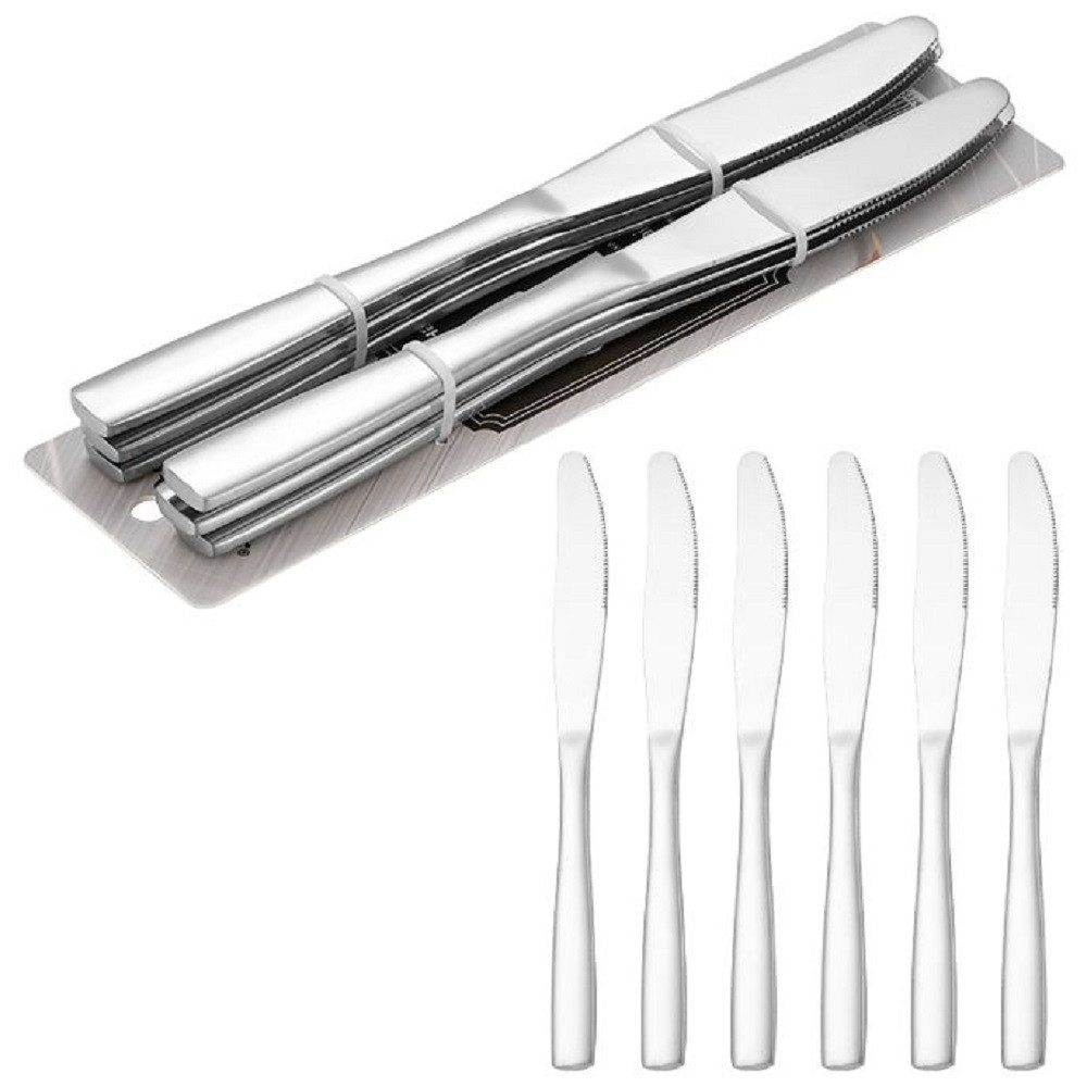 Cheffinger Besteck-Set Modernes 6er Set Tafelmesser - Besteck-Set aus hochwertigem Edelstahl, Edelstahl – Bild 4 von 5