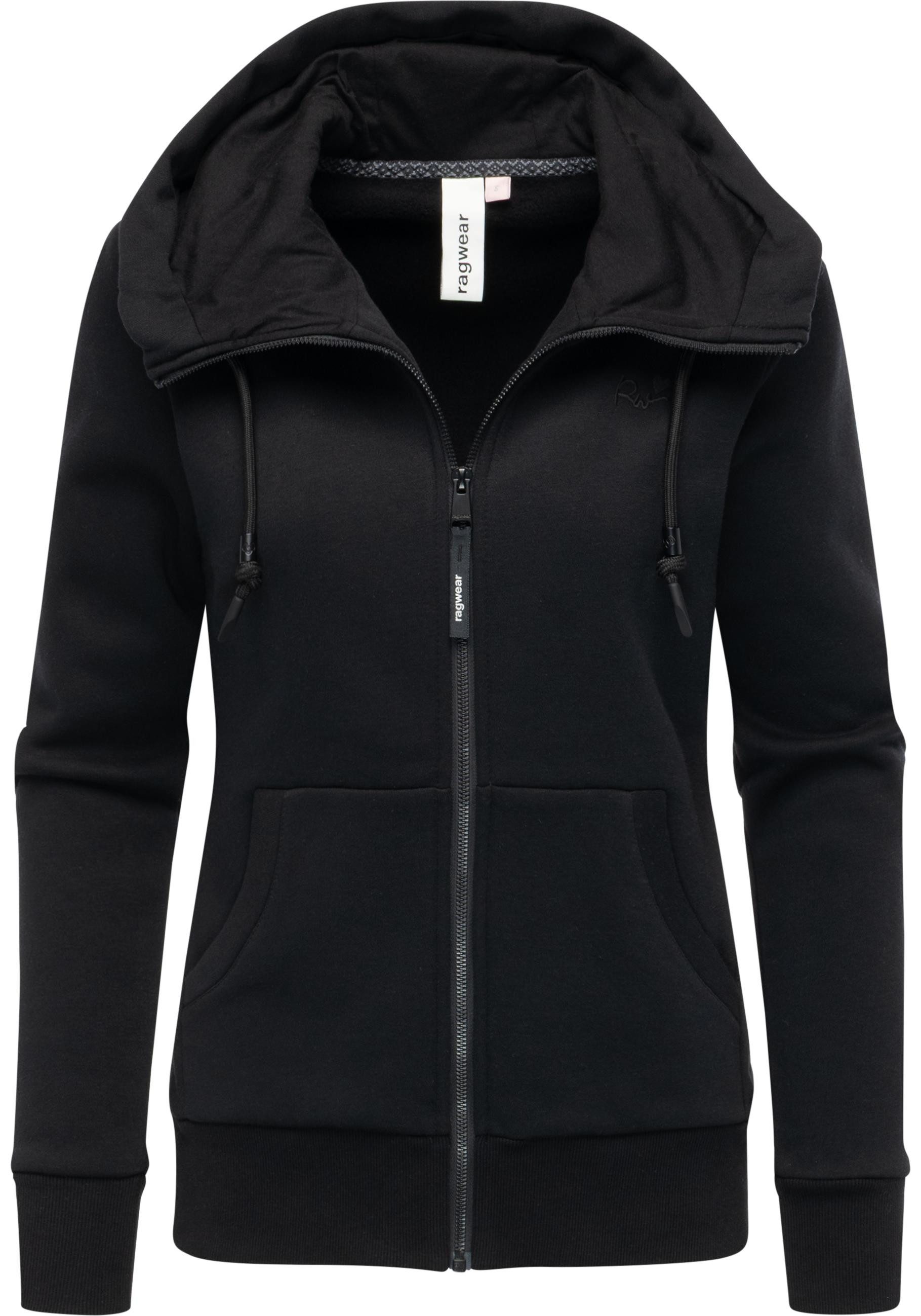 Ragwear Kapuzensweatjacke Neskia Zip Weiche Sweatjacke mit Kapuze
