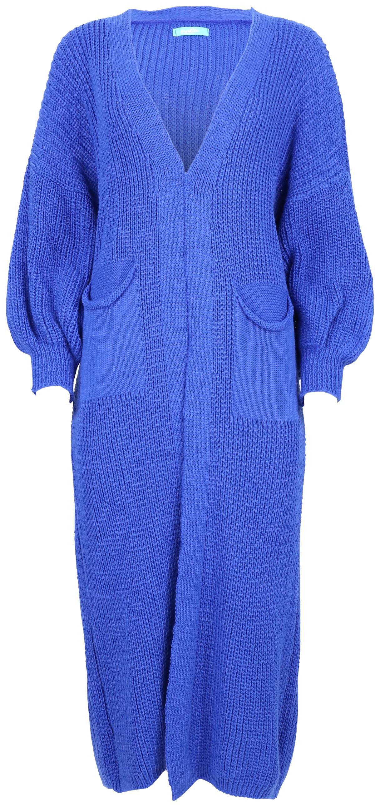 malito more than fashion Longstrickjacke 3151 offene lange Strickjacke in G günstig online kaufen