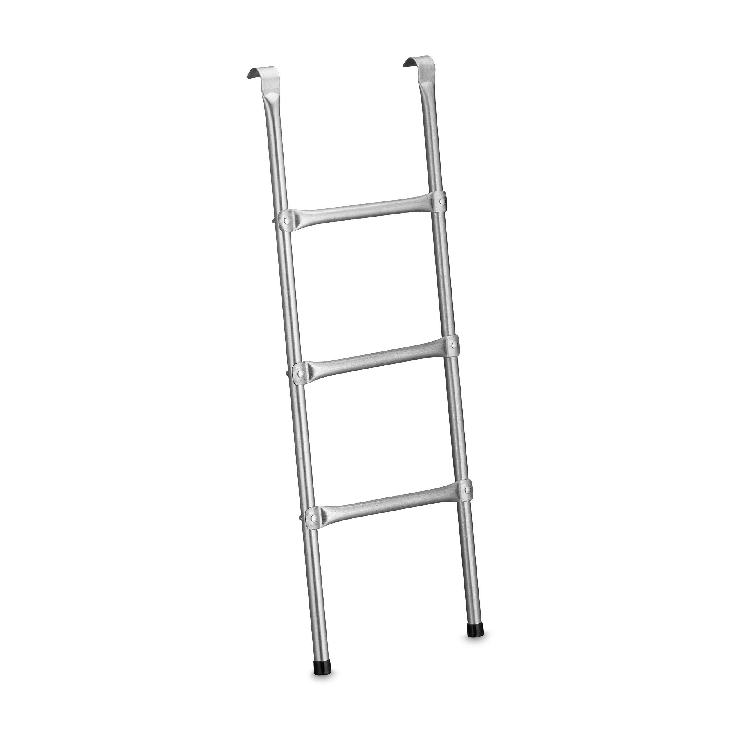 relaxdays Trampolinleiter Trampolin Leiter 96 cm