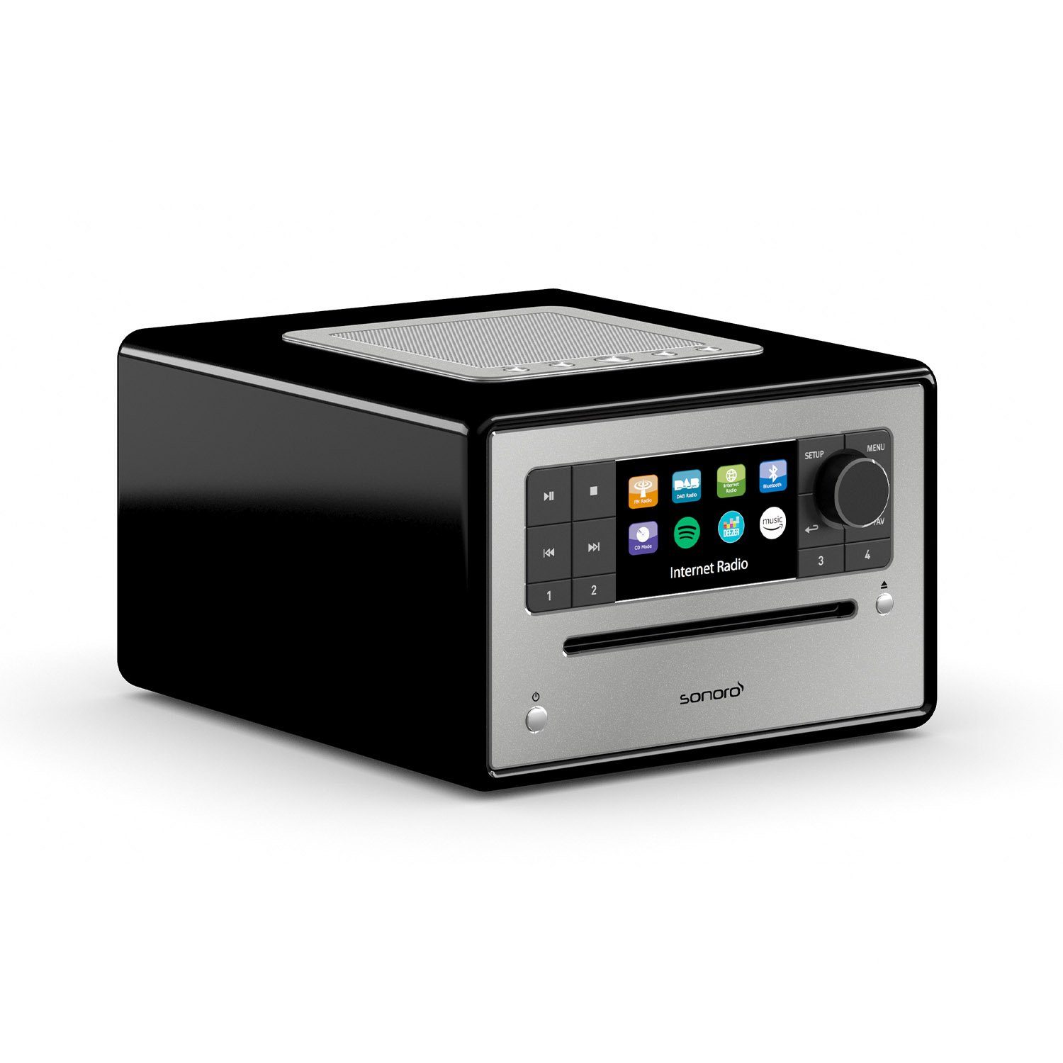 Sonoro ELITE Digitalradio (DAB) Hochglänzend Schwarz Silber ( - )