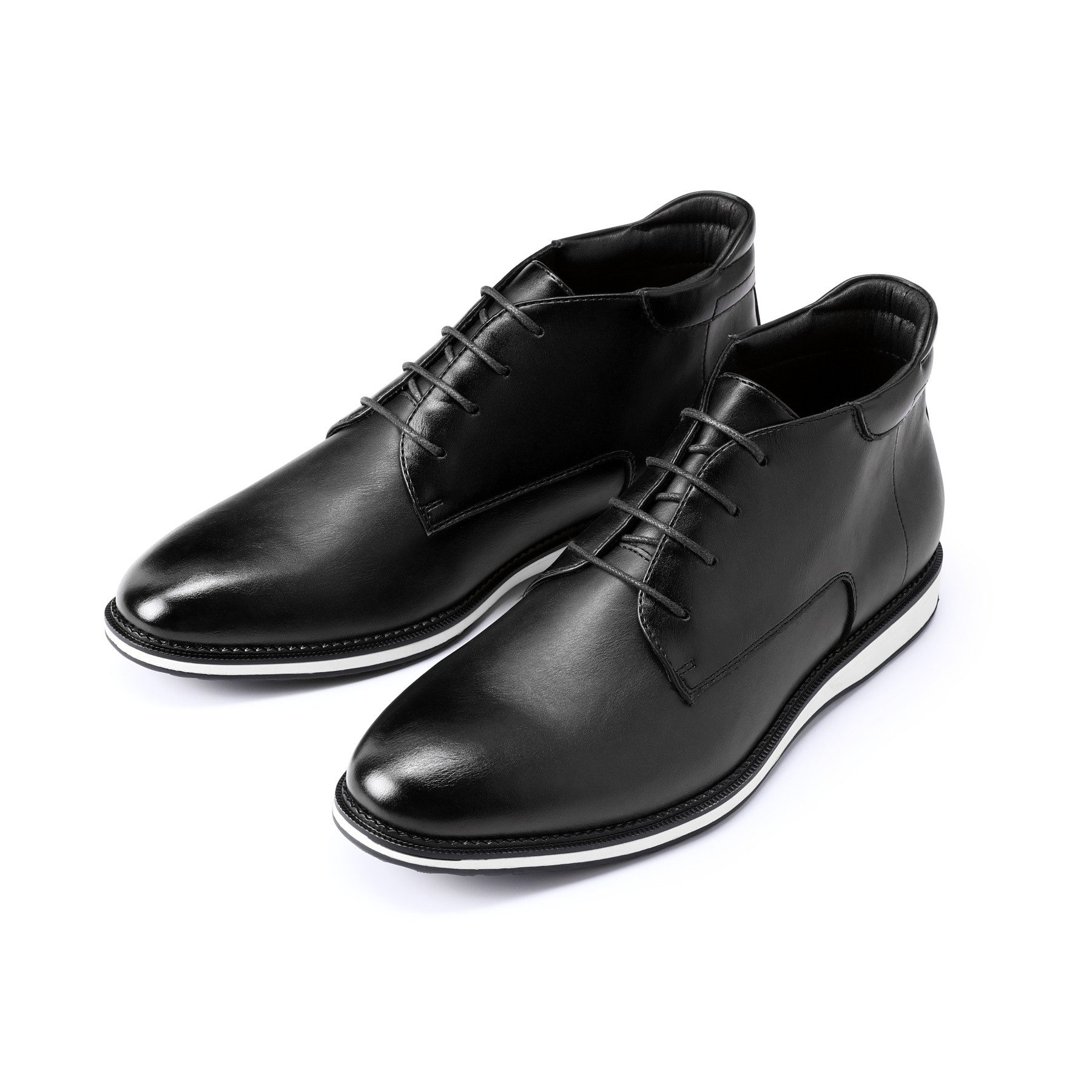 Allthemen Schnürstiefel Herren Elegante Stiefelette Vielseitig für Business und Freizeit – Bild 2 von 5