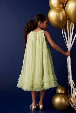 Next Partykleid Trapezkleid für besondere Anlässe mit Netzstoff (1-tlg)