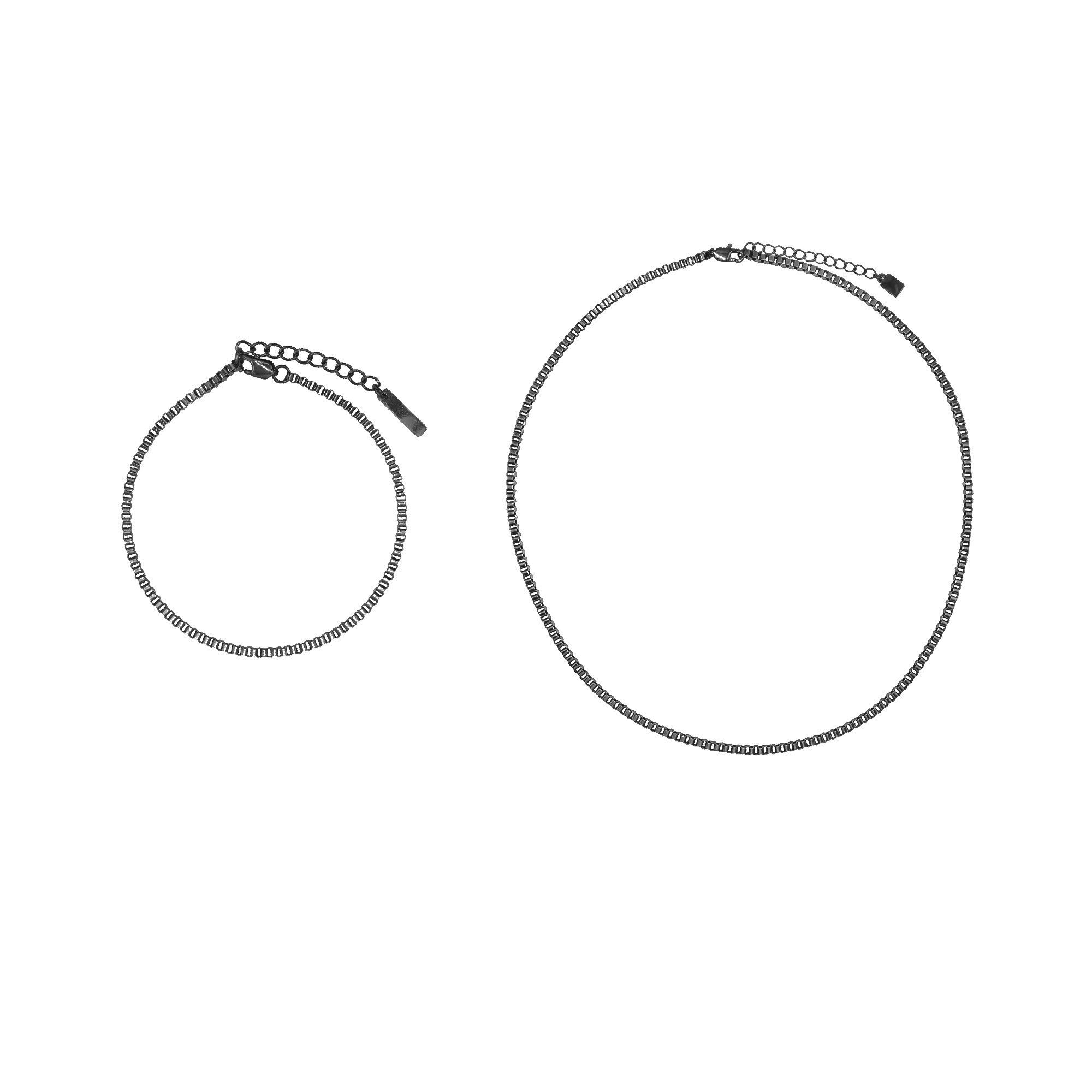 Collier Set Decus schwarz farben