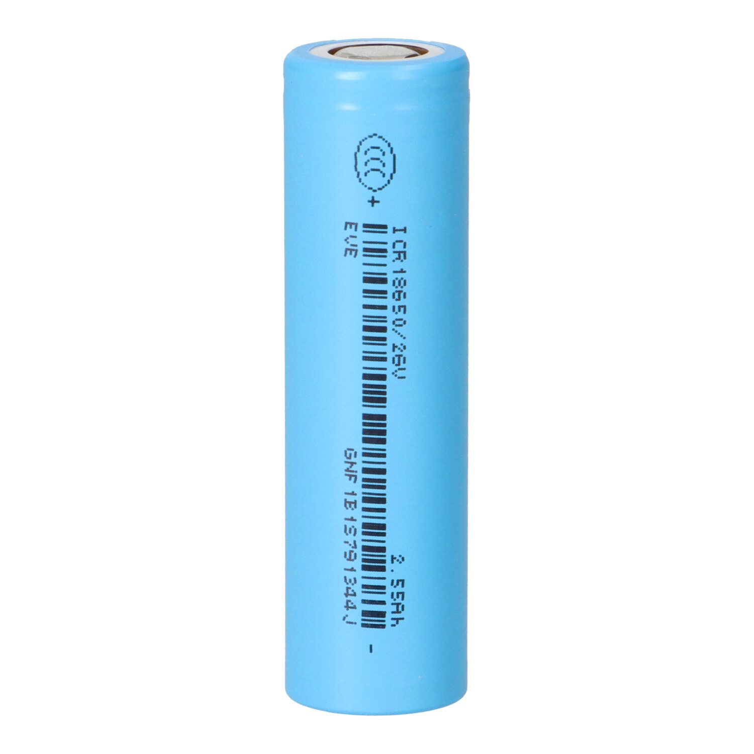 EVE EVE ICR18650-26V 2550mAh 3,6V Li-Ion Entladestrom 7.65A Akku