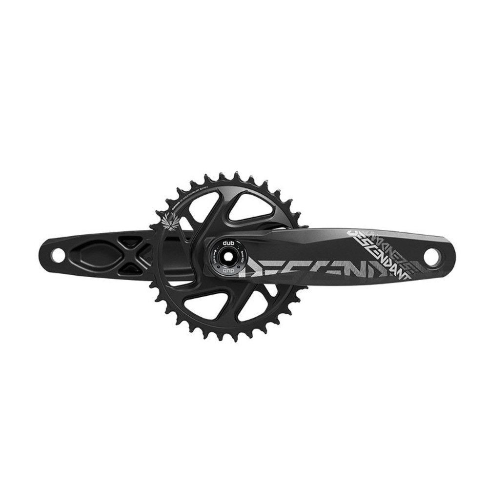 Truvativ Fahrradkurbel Kurbelgarnitur Truv.Desc.Downhill DUB83 165mm o.DUB-Lager,10-11f.alu,s