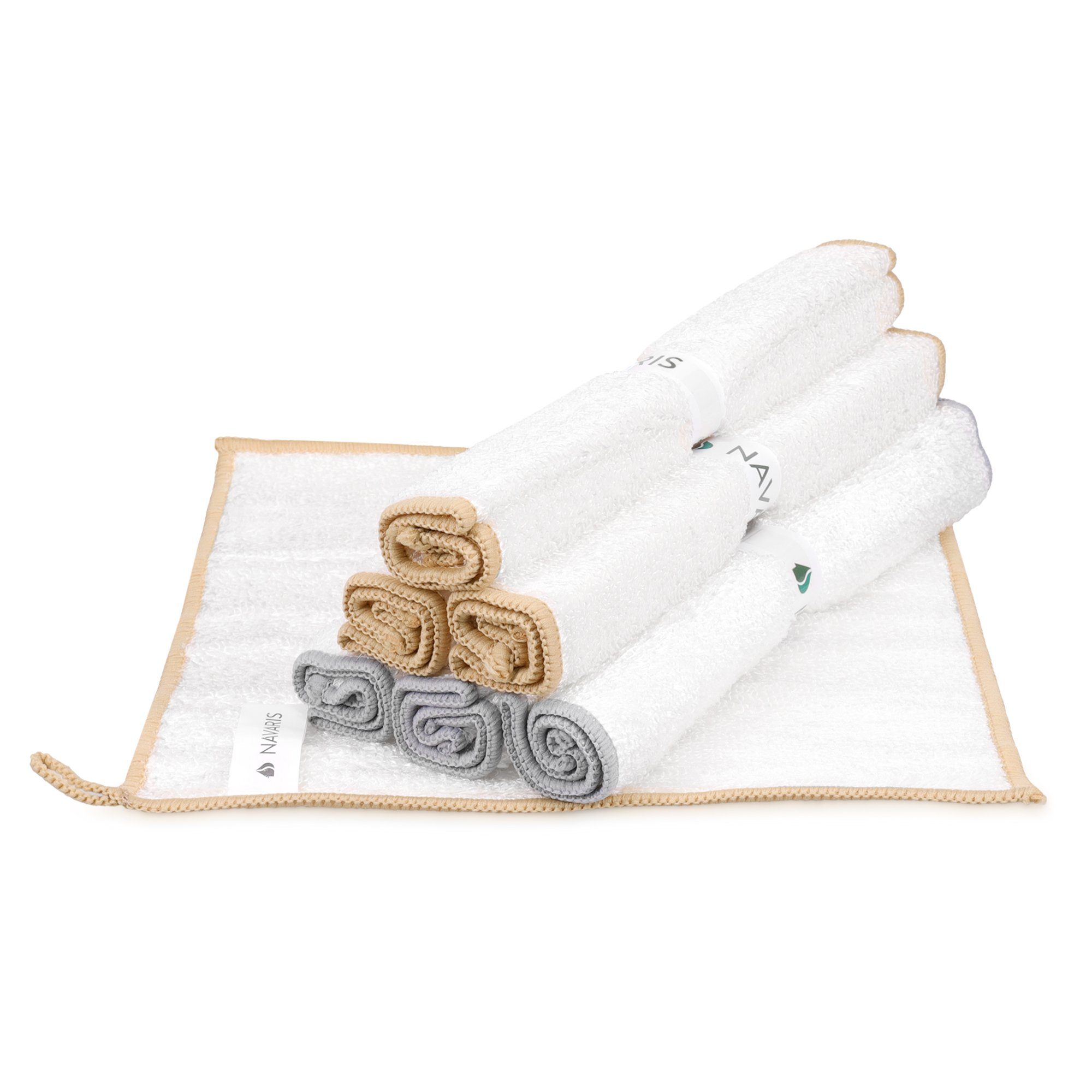 Navaris Handtuch Set, aus Bambus 10er Set - Putzlappen ohne Mikrofaser - 10  x Putztuch für Küche Bad - Reinigungstuch Staubtuch Poliertuch- waschbar  antibakteriell online kaufen | OTTO