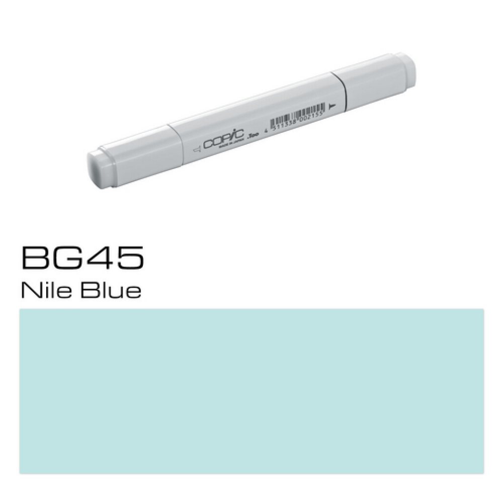 Thumbnail - COPIC Marker Marker BG45, Nile Blue - Layoutmarker für Grafiker und Designer, (1-tlg)