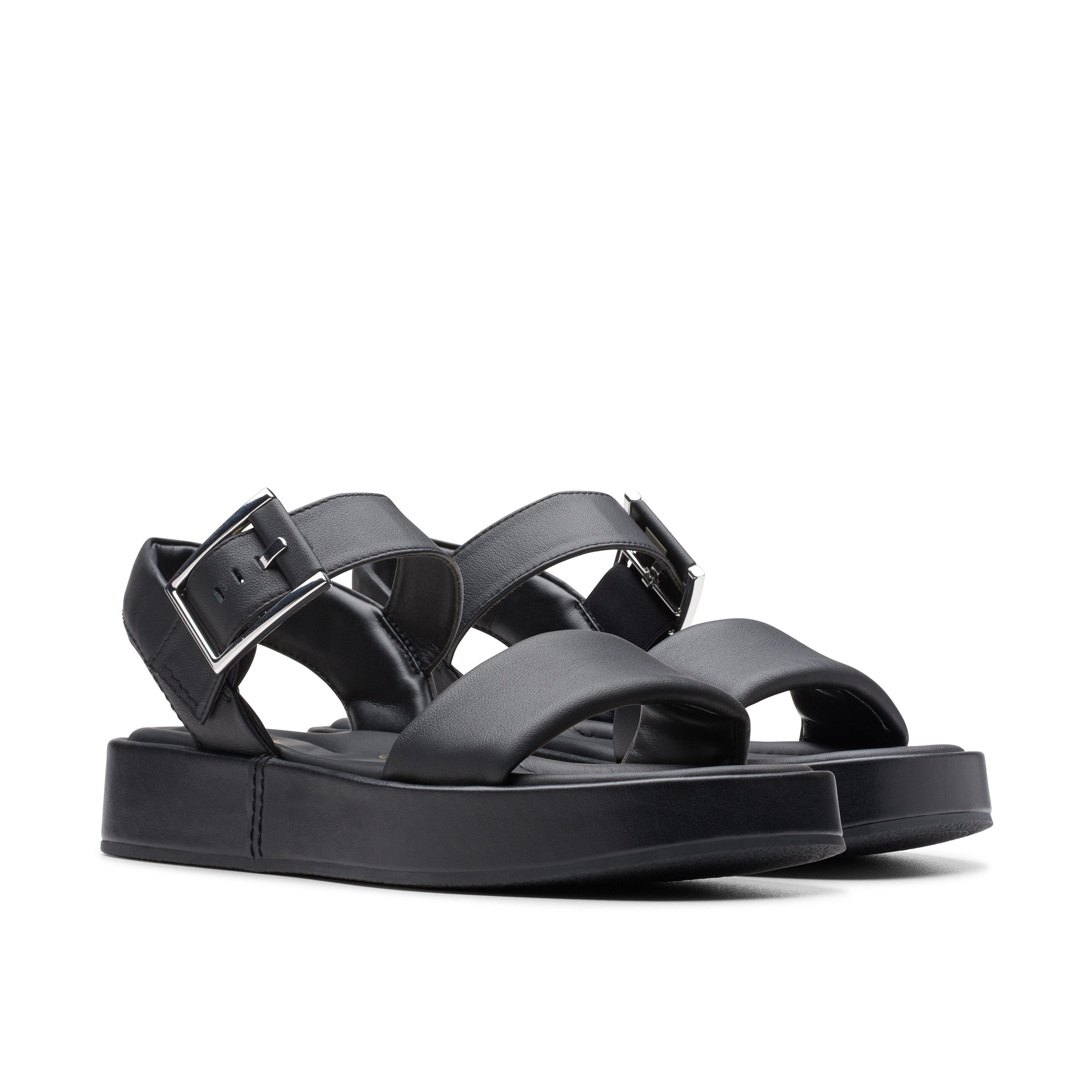 Clarks Alda Strap Sandale, Sandale, Flats mit Plateausohle günstig online kaufen