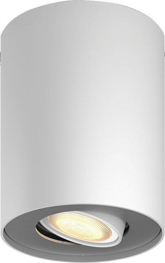 Philips Hue LED Flutlichtstrahler Pillar, Dimmfunktion, Leuchtmittel  wechselbar, Warmweiß, White Ambiance