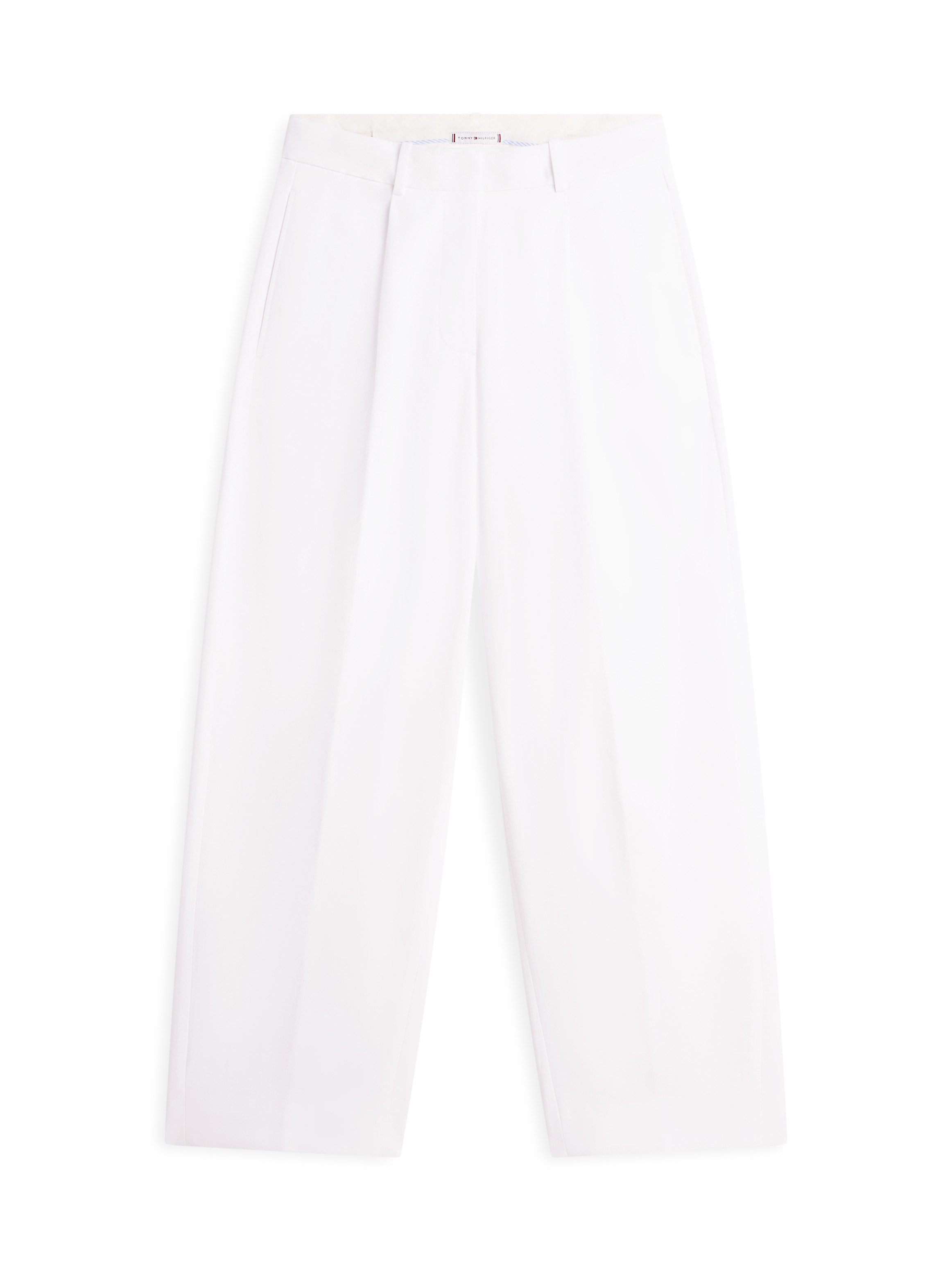 Tommy Hilfiger Chinohose COTTON BARREL PLEATED CHINO Baumwollmix, Mid Rise, Tapered – Bild 4 von 5