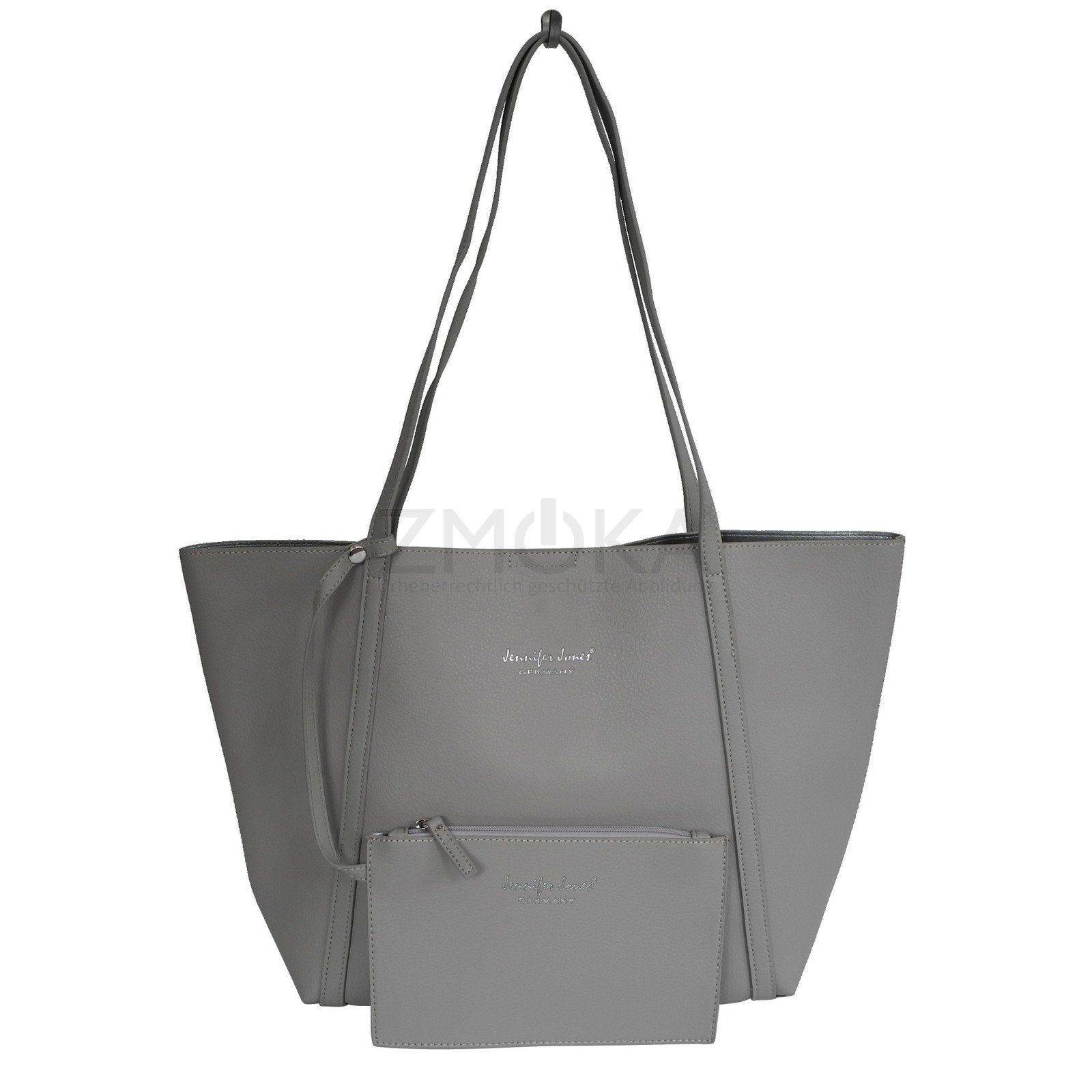 Jennifer Jones Handtasche Jennifer Jones - große Damen Schultertasche Handtasche Shopper Auswah Hellgrau | Handtaschen