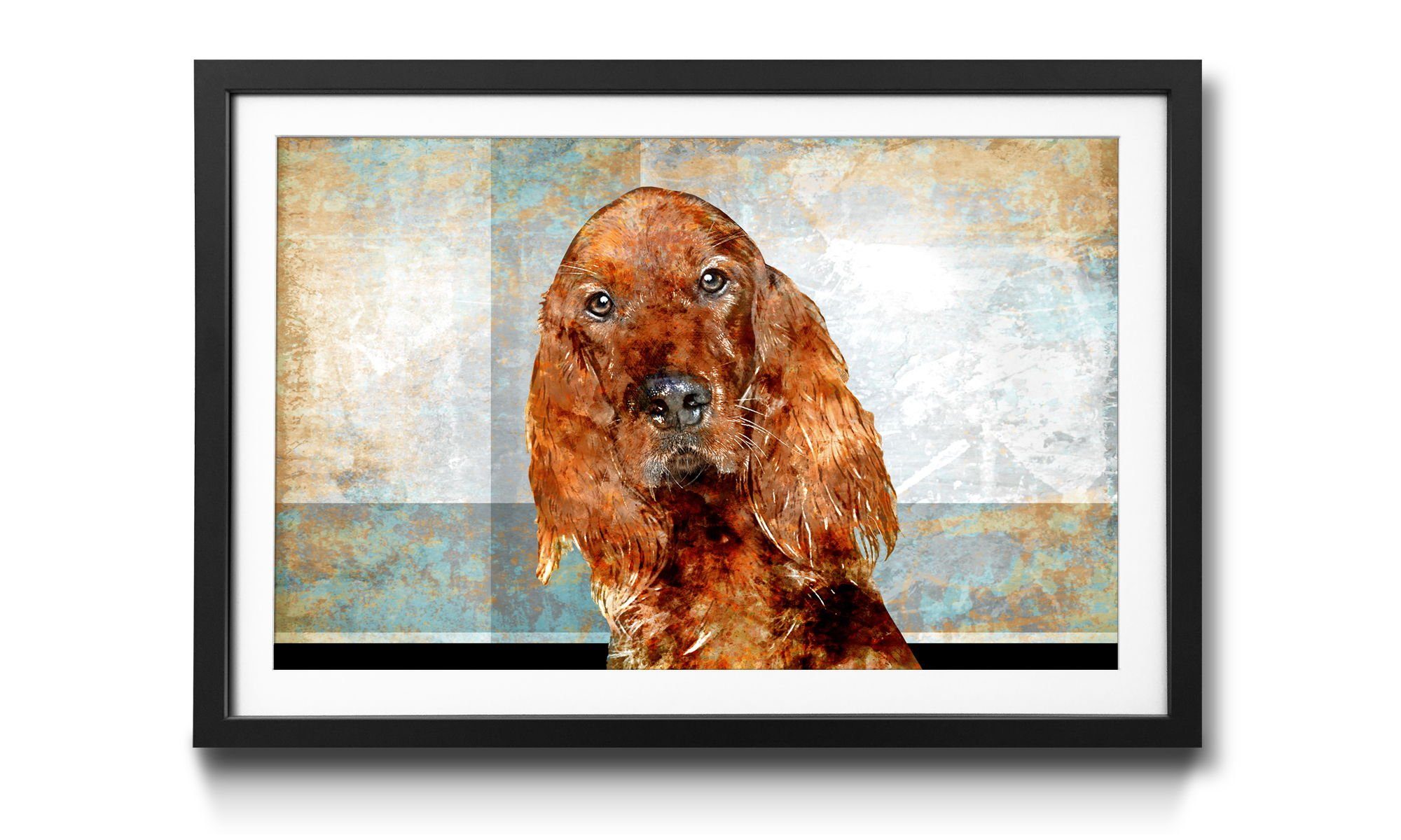 WandbilderXXL Kunstdruck Feed Me, Hund, Wandbild, in 4 Größen erhältlich