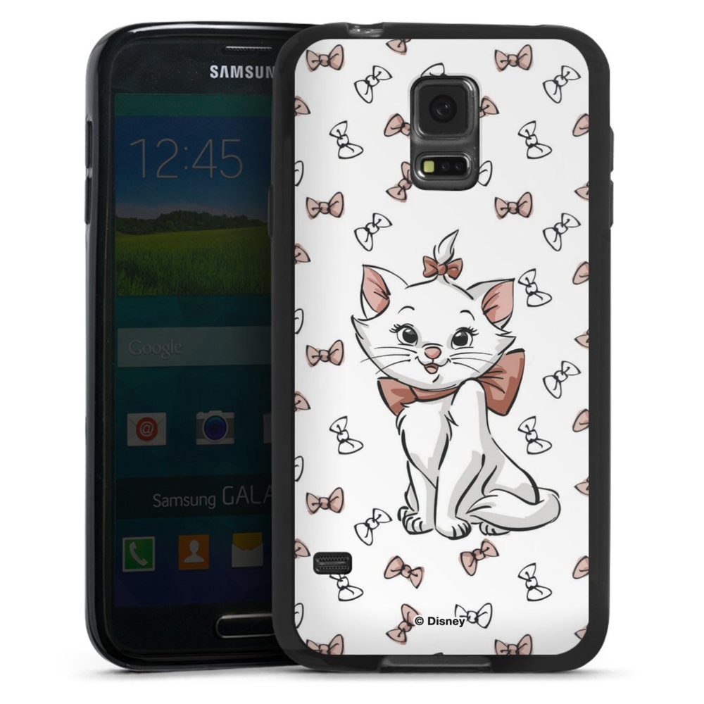 DeinDesign Handyhülle Aristocats Marie Disney Katze Marie Shy, Samsung Galaxy S5 Neo Silikon Hülle Bumper Case Handy Schutzhülle